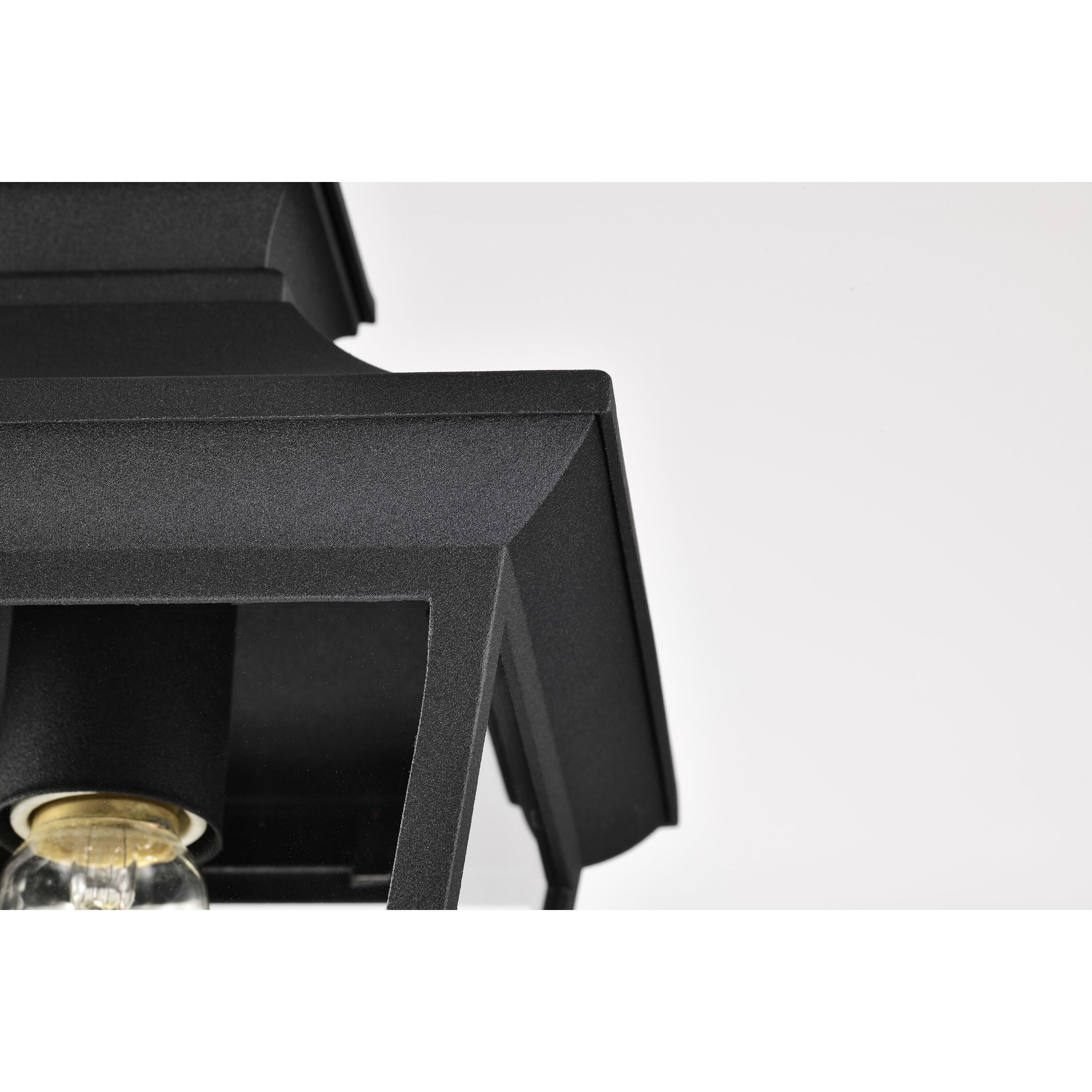 Jasper 8 inch Matte Black Outdoor Hanging Lantern