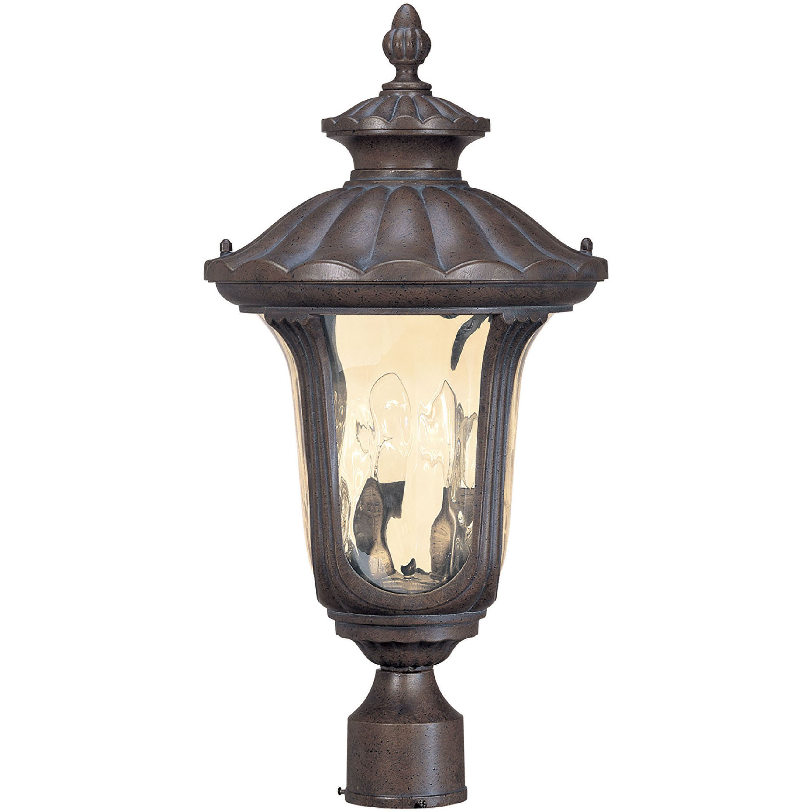 Beaumont 2 Light 21.5 inch Fruitwood Post Lantern