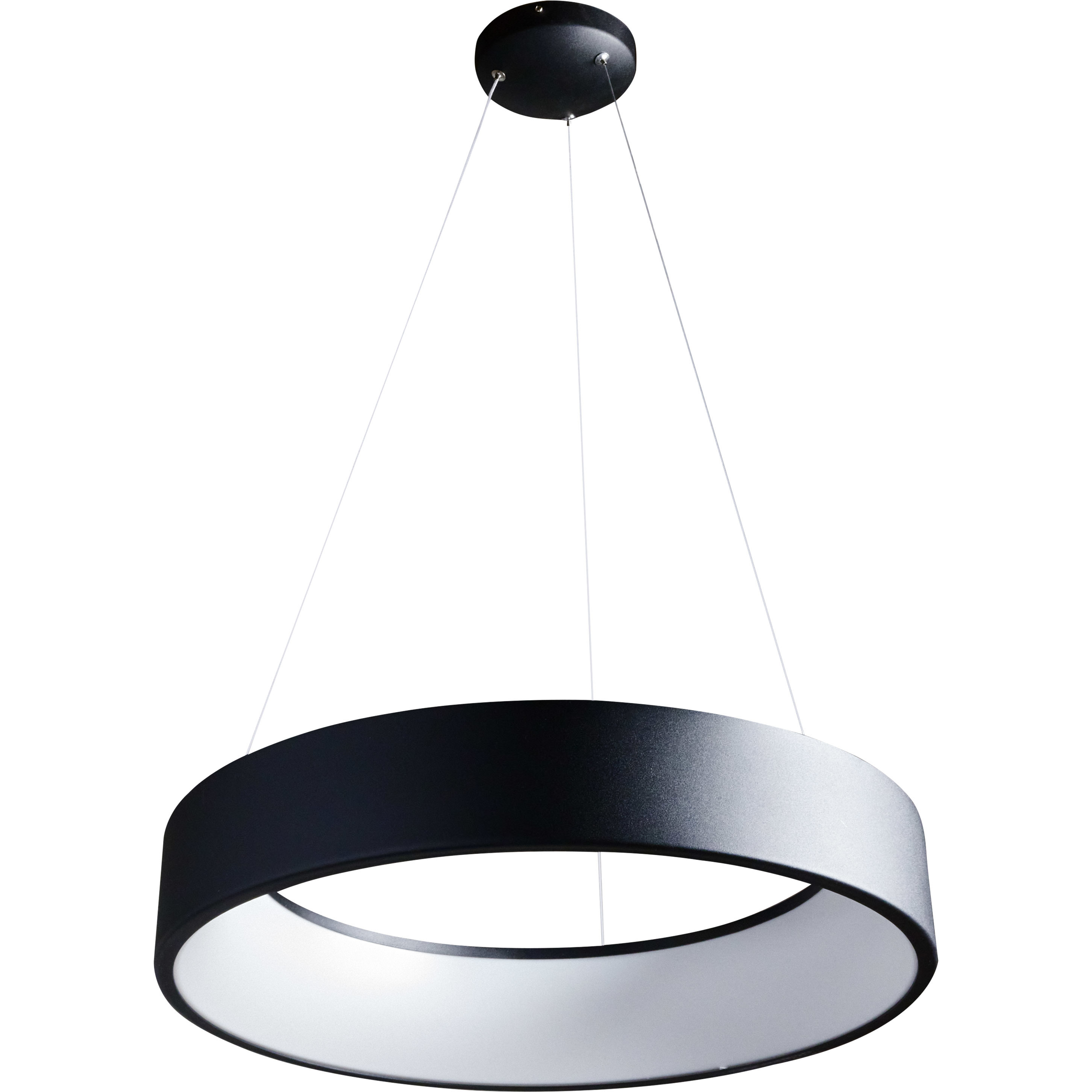 Nuvo 62/1458 Orbit LED 23 inch Black Pendant Ceiling Light