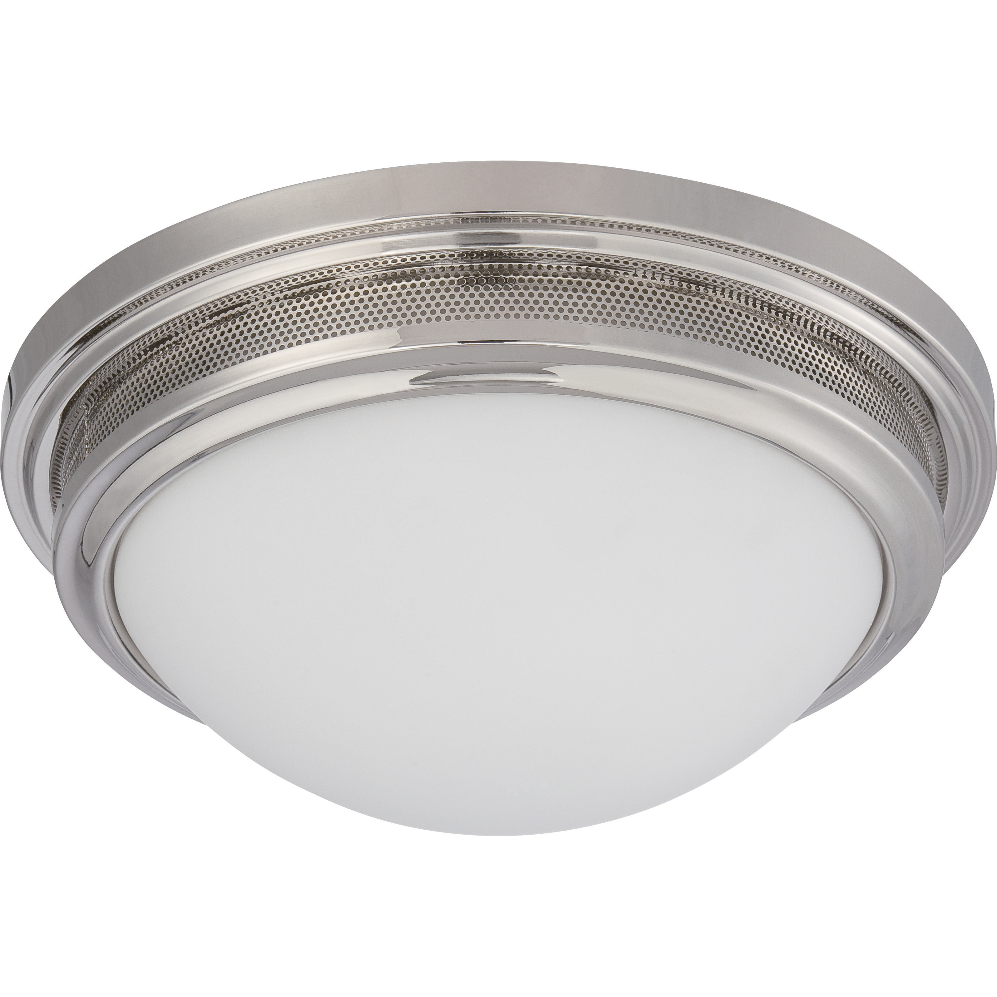 Corry LED 13.25 inch Polished Nickel Flush Mount Ceiling Light