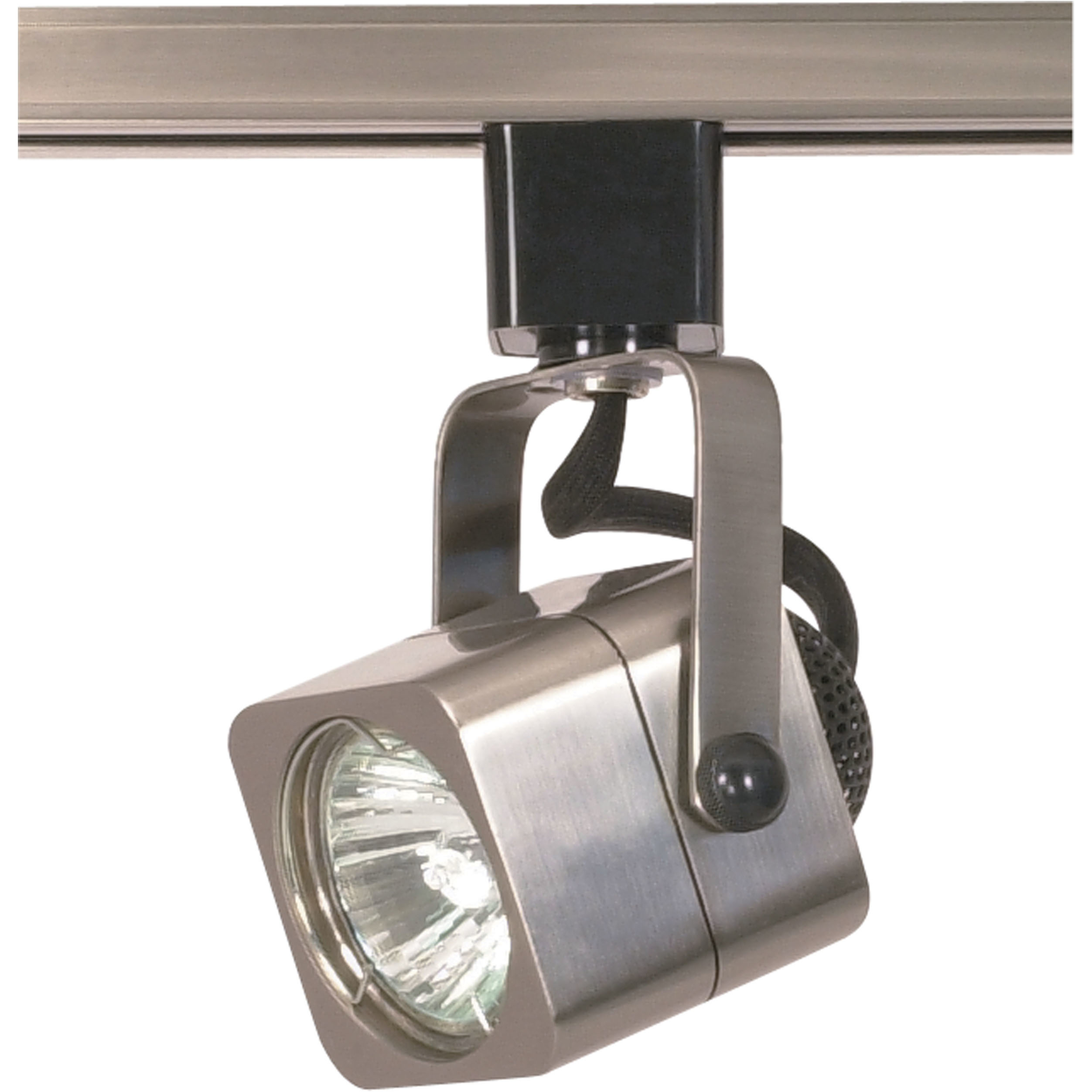 Brentwood 1 Light Brushed Nickel Track Lighting Ceiling Light, Square