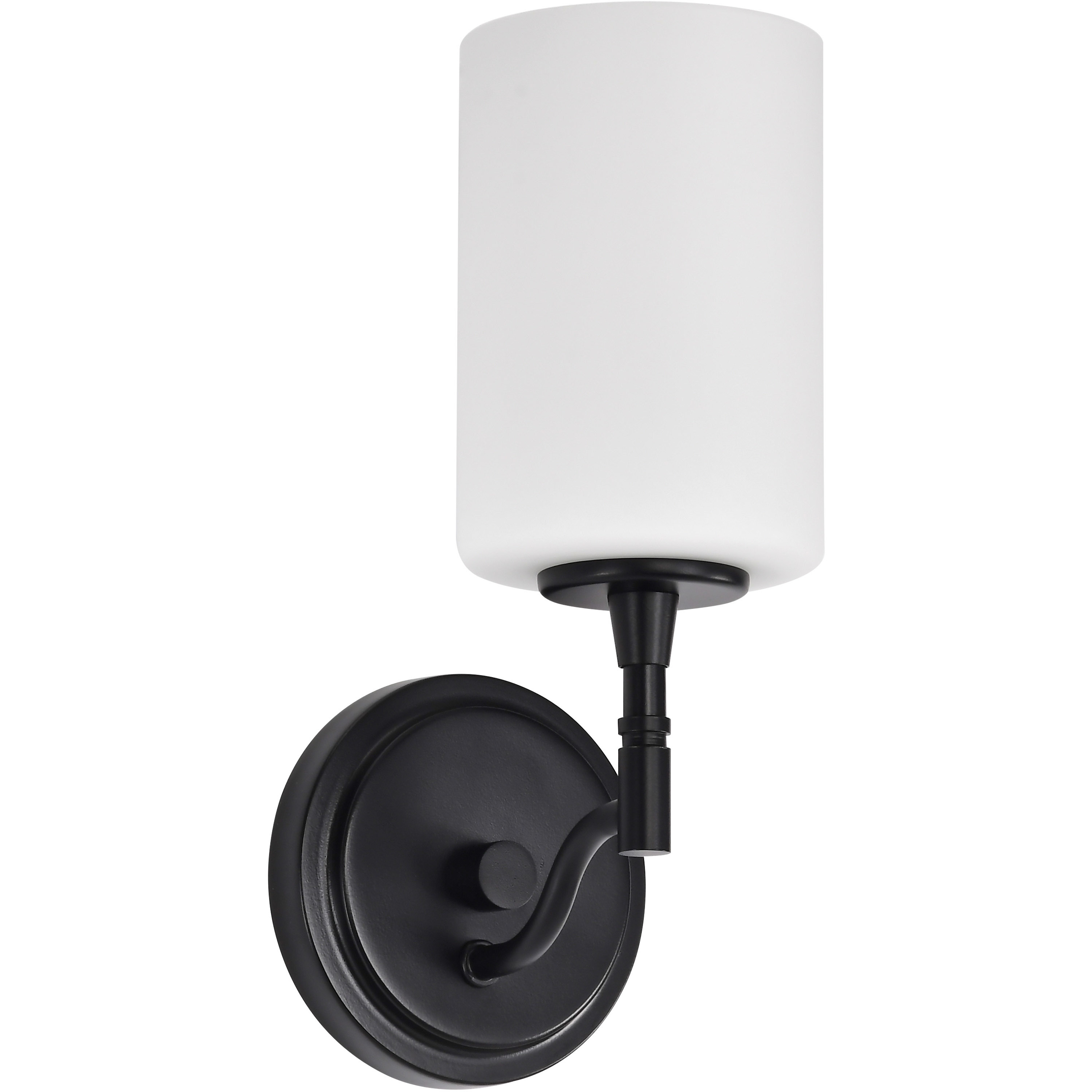 Liam 4.75 inch Matte Black Vanity Wall Light