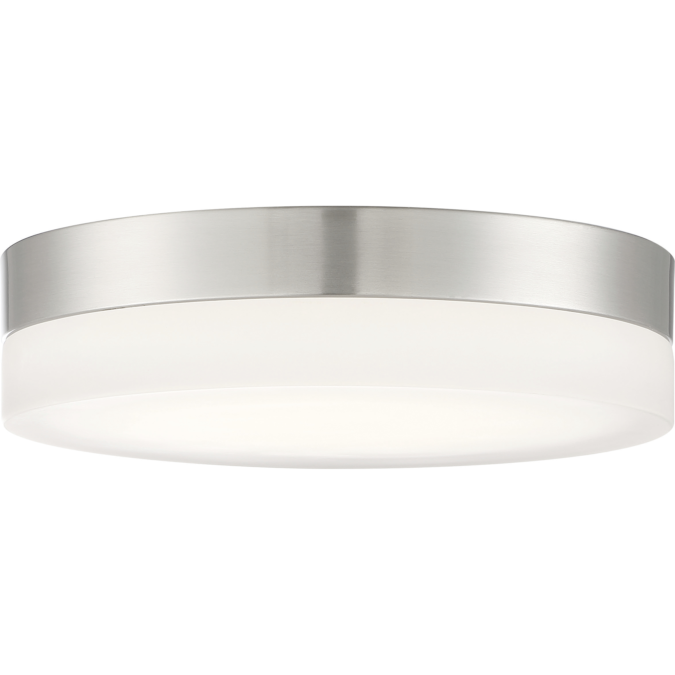 Pi LED 11 inch Brushed Nickel Flush Mount Ceiling Light