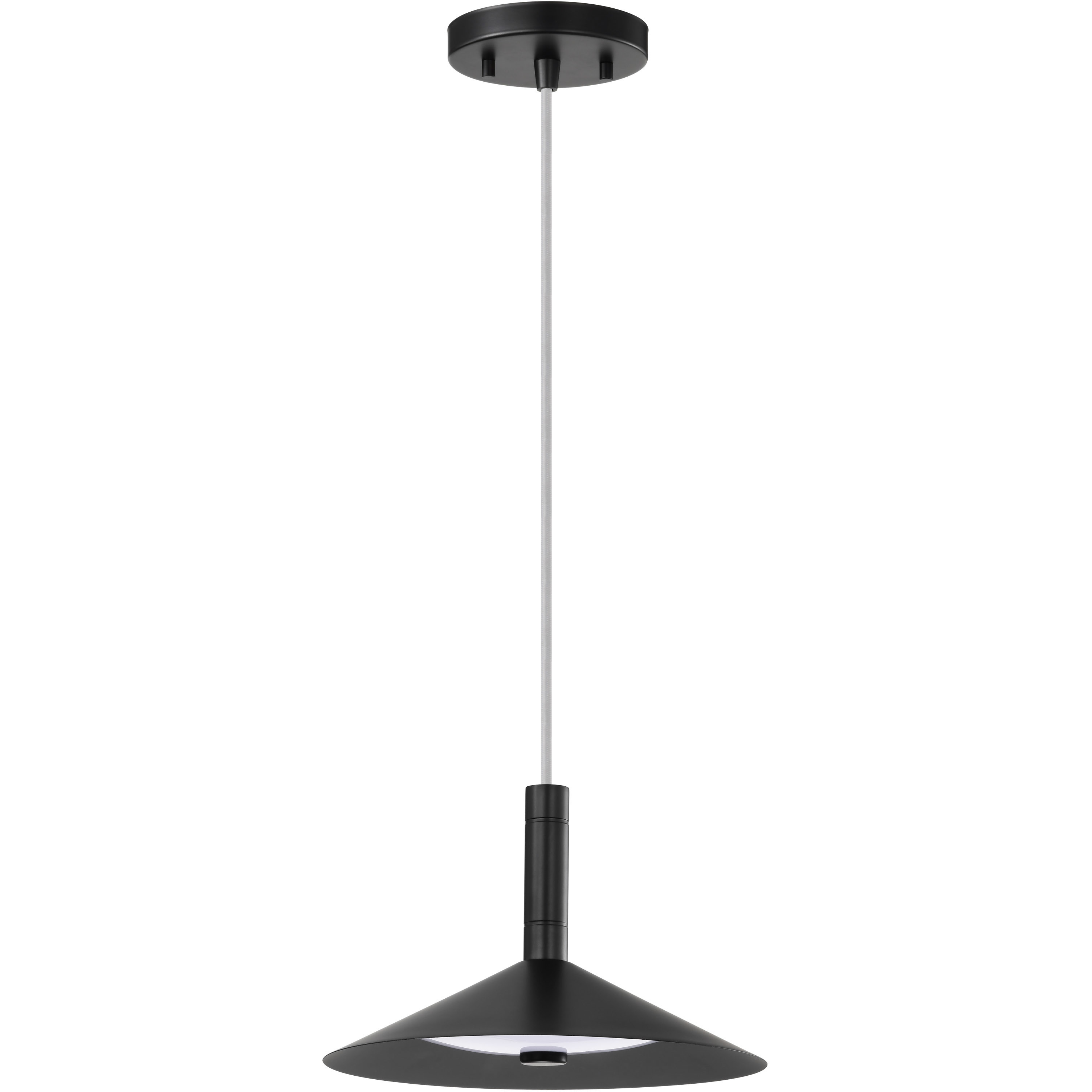 Corrine LED 9.88 inch Matte Black Pendant Ceiling Light