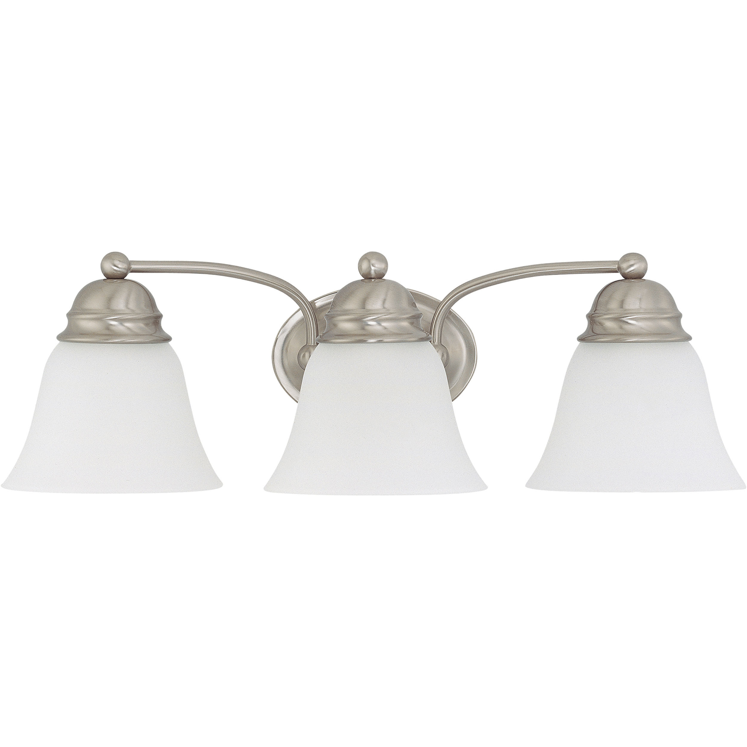Empire 3 Light 21 inch Brushed Nickel Vanity Light Wall Light