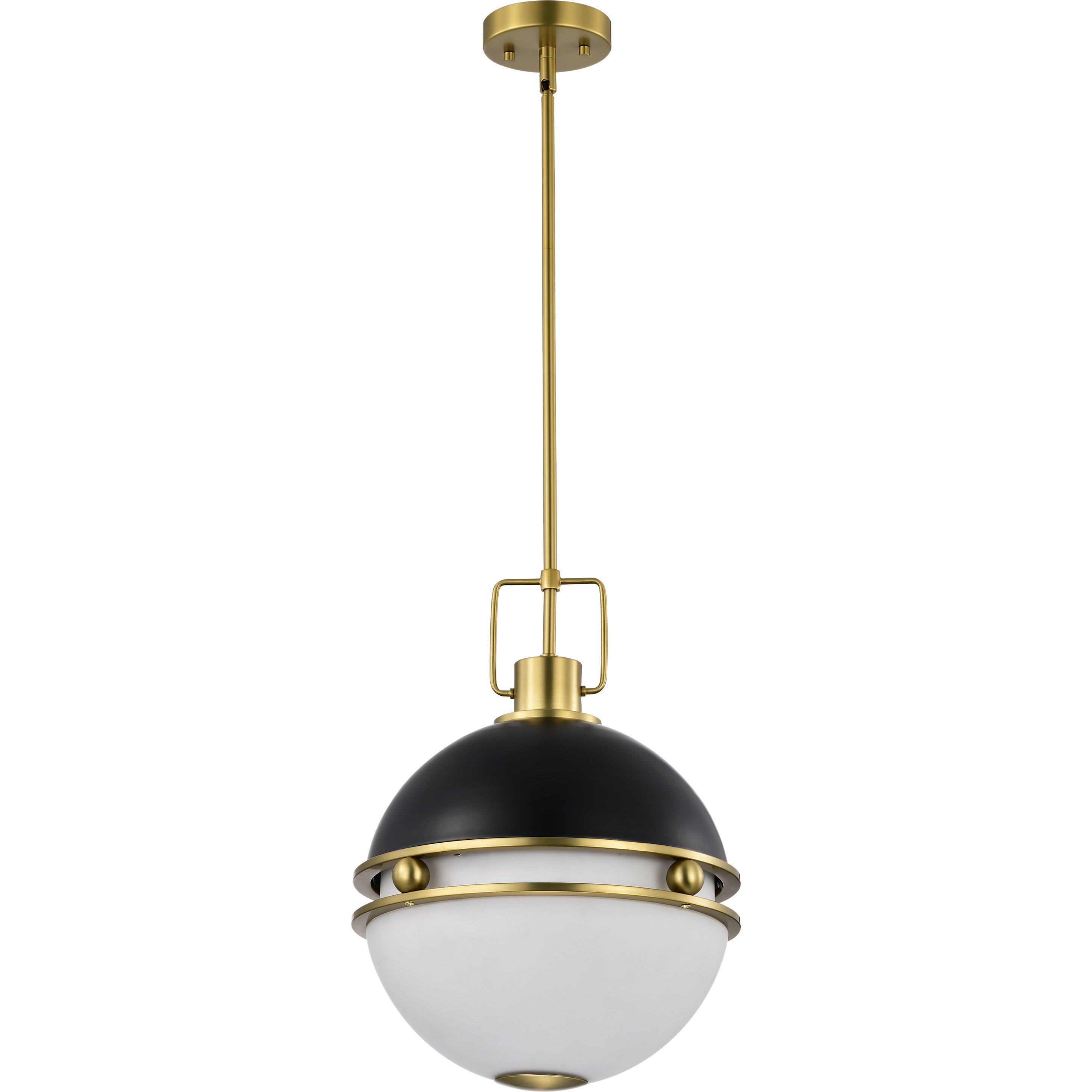 Everton 2 Light 14 inch Matte Black Pendant Ceiling Light