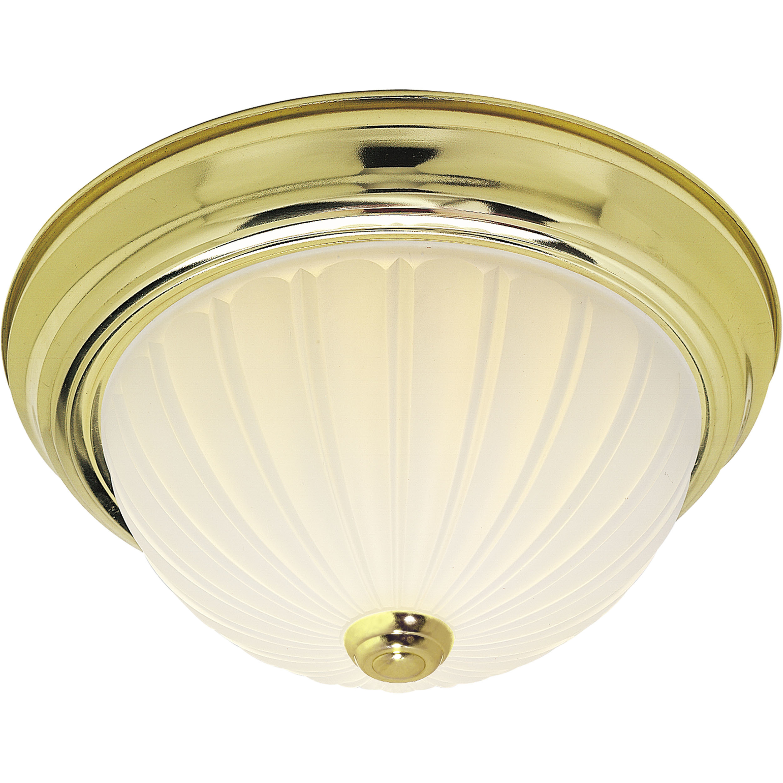 Brentwood 2 Light 13 inch Polished Brass Flush Mount Ceiling Light