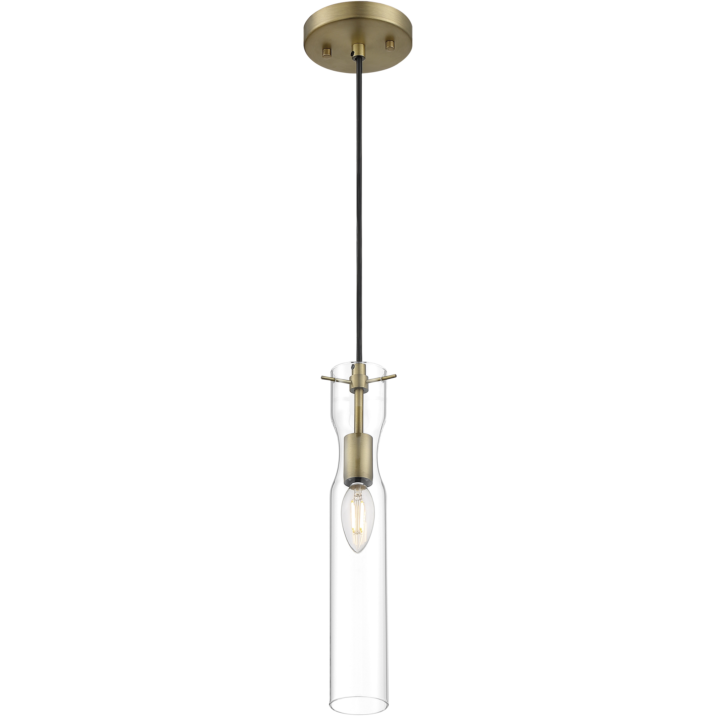 Spyglass 1 Light 4.75 inch Vintage Brass Pendant Ceiling Light