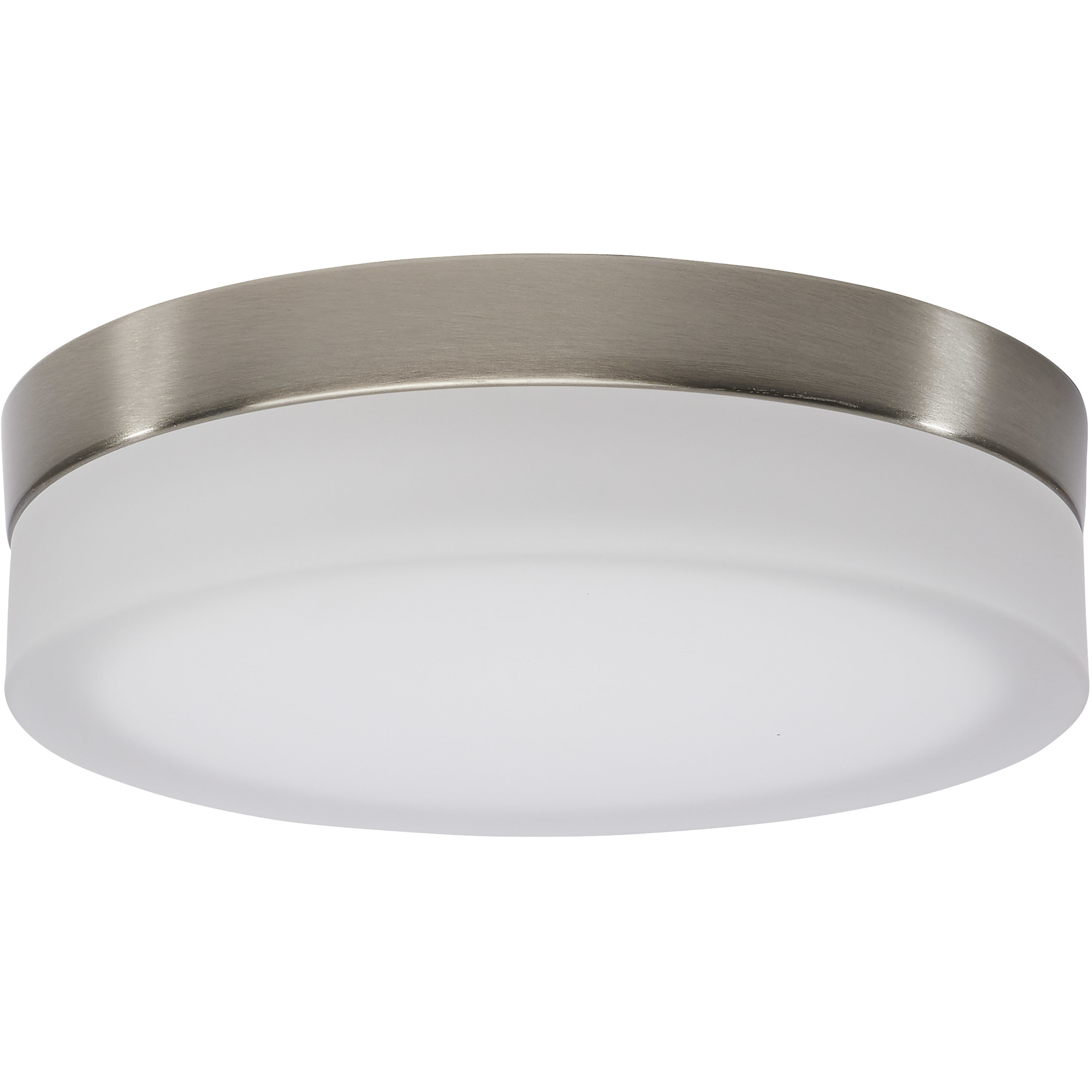 Pi LED 9 inch Brushed Nickel LED Flush Mount Ceiling Light