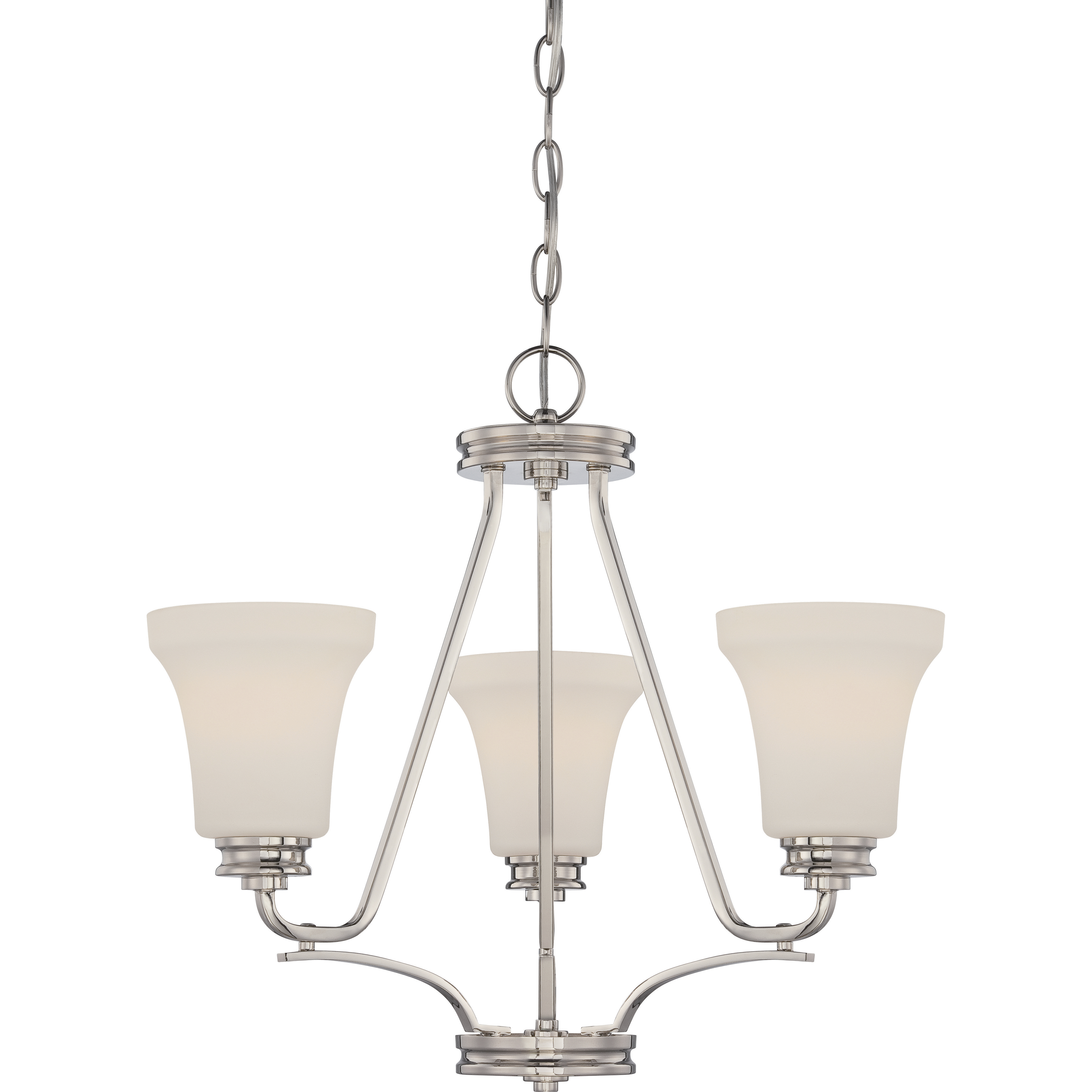 Cody LED 21 inch Polished Nickel Chandelier Ceiling Light