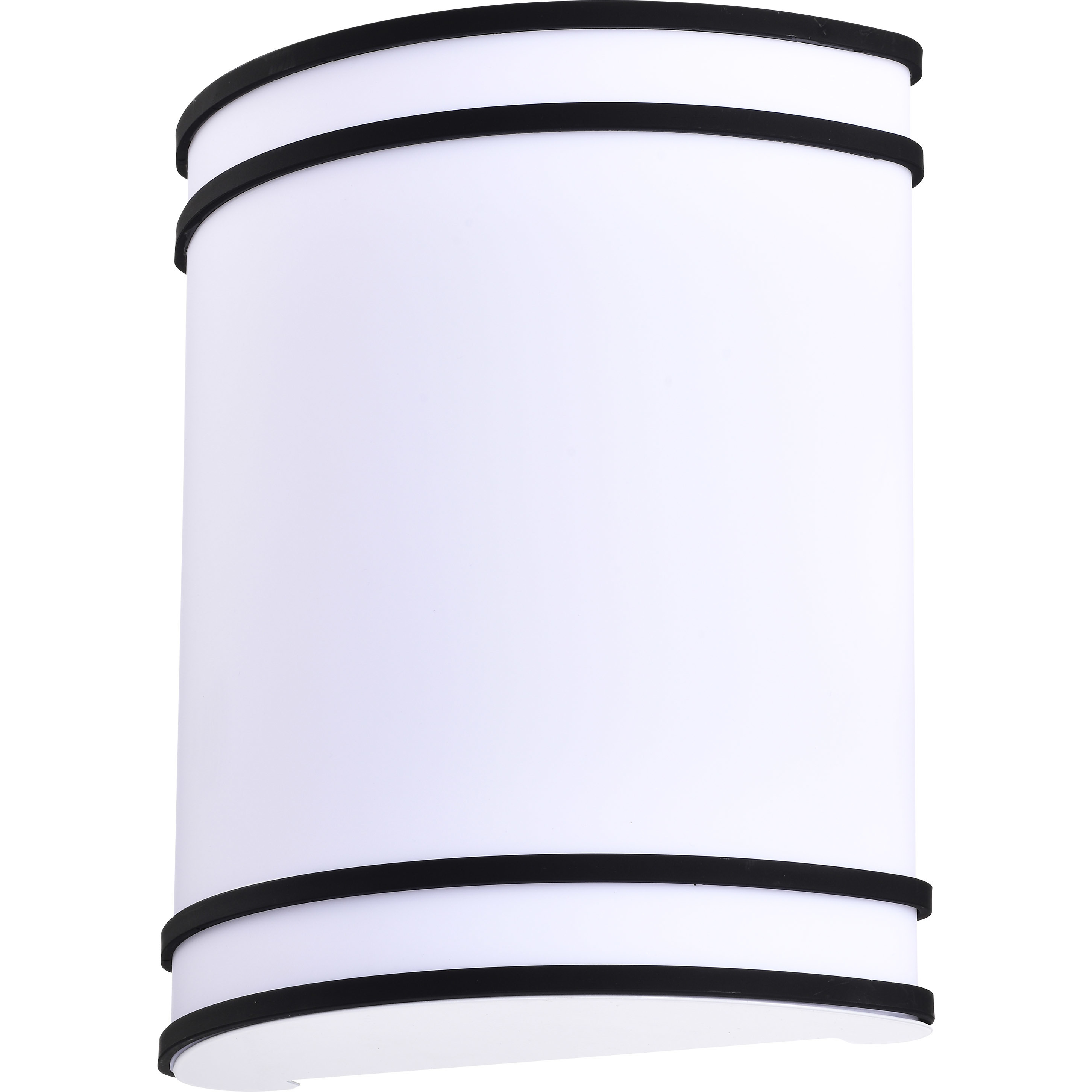 Glamour LED 9 inch Matte Black ADA Wall Sconce Wall Light