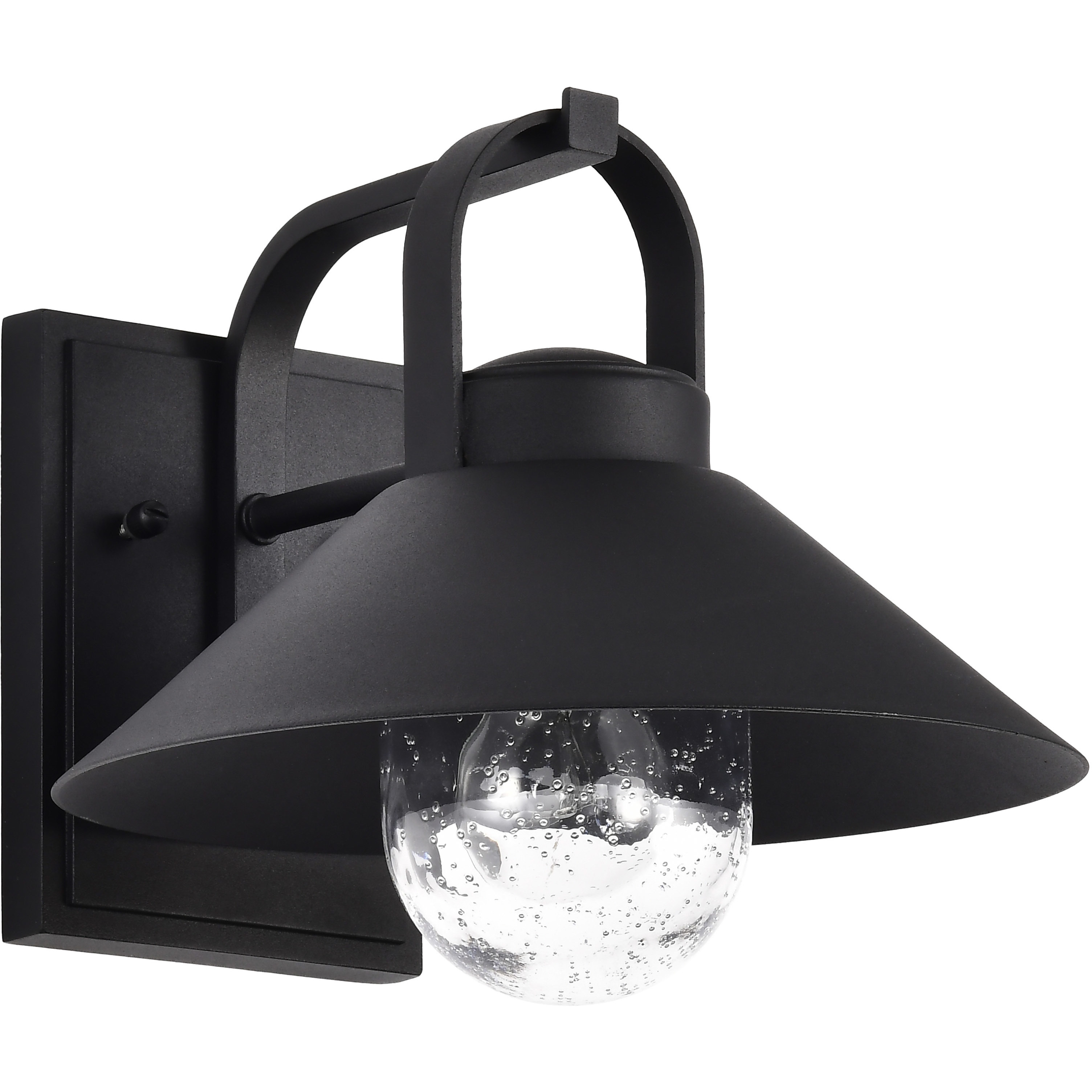 Ridge 8.88 inch Black Outdoor Wall Light