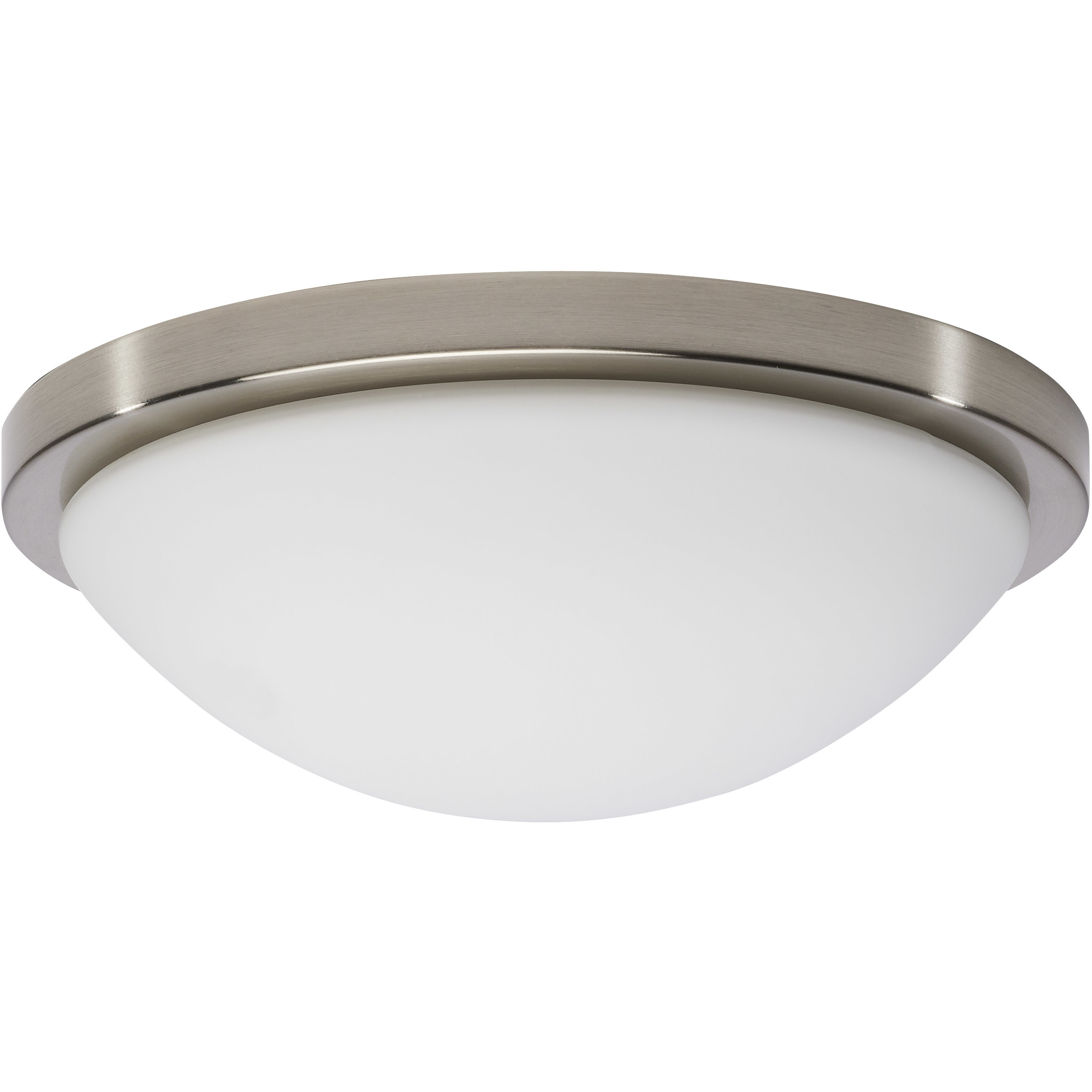 Button LED 11 inch Brushed Nickel LED Flush Mount Ceiling Light
