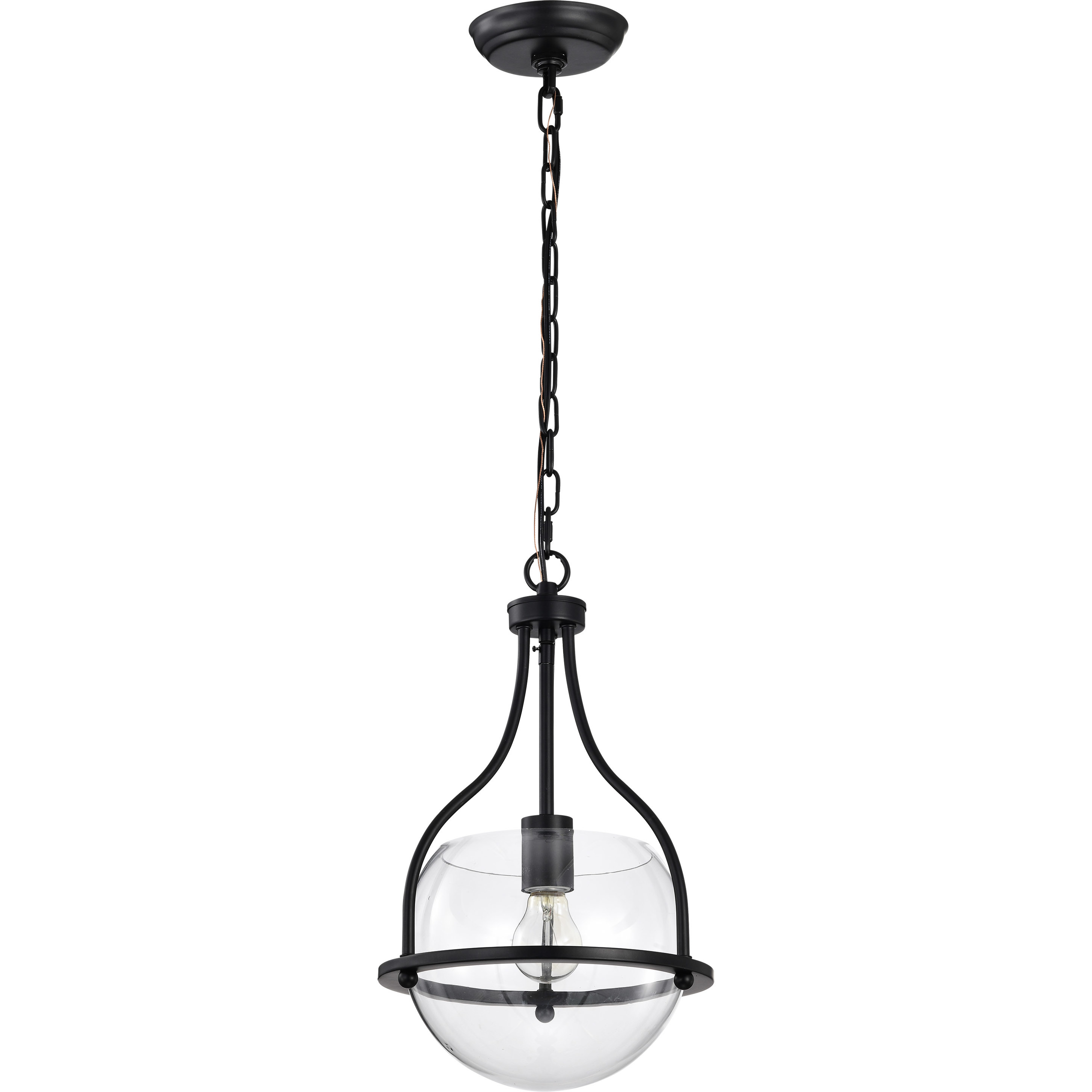Amado 1 Light 10 inch Matte Black Pendant Ceiling Light