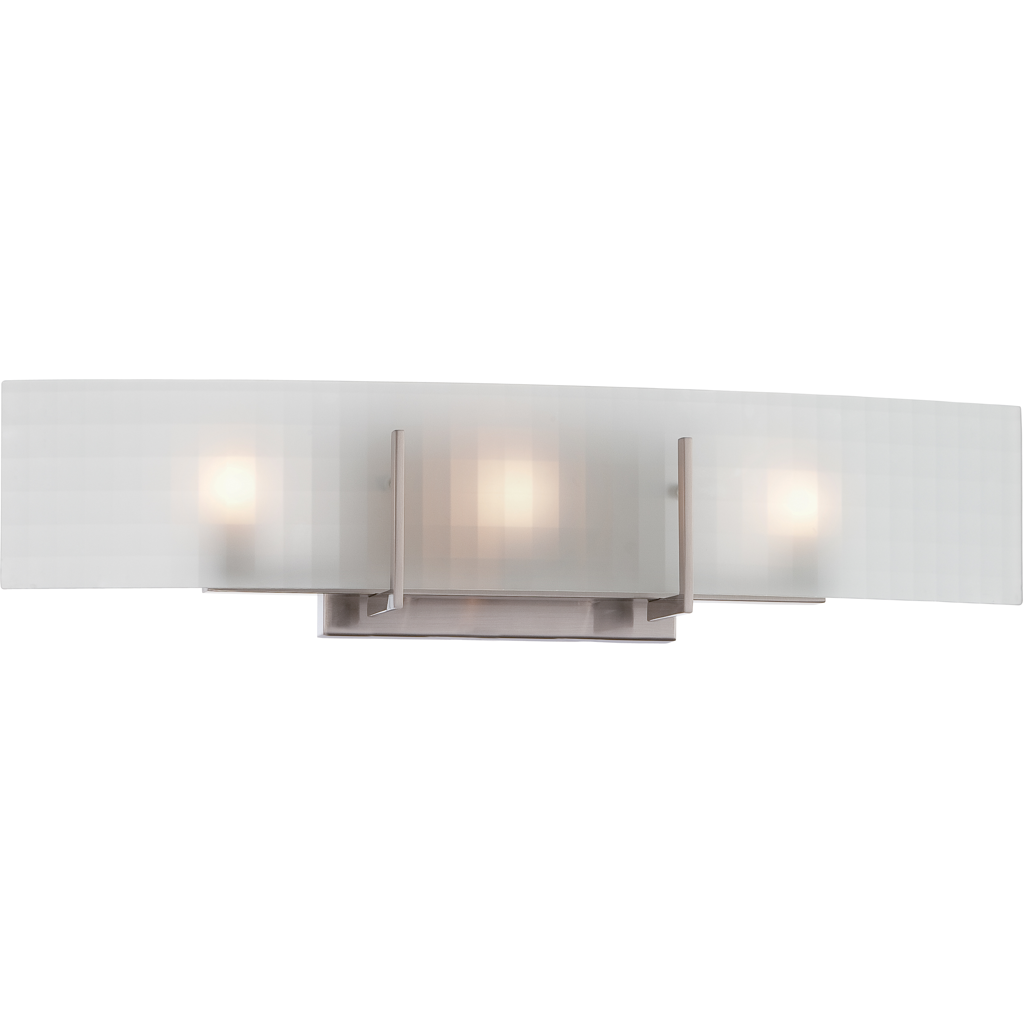 Yogi 3 Light 24 inch Brushed Nickel Vanity Light Wall Light