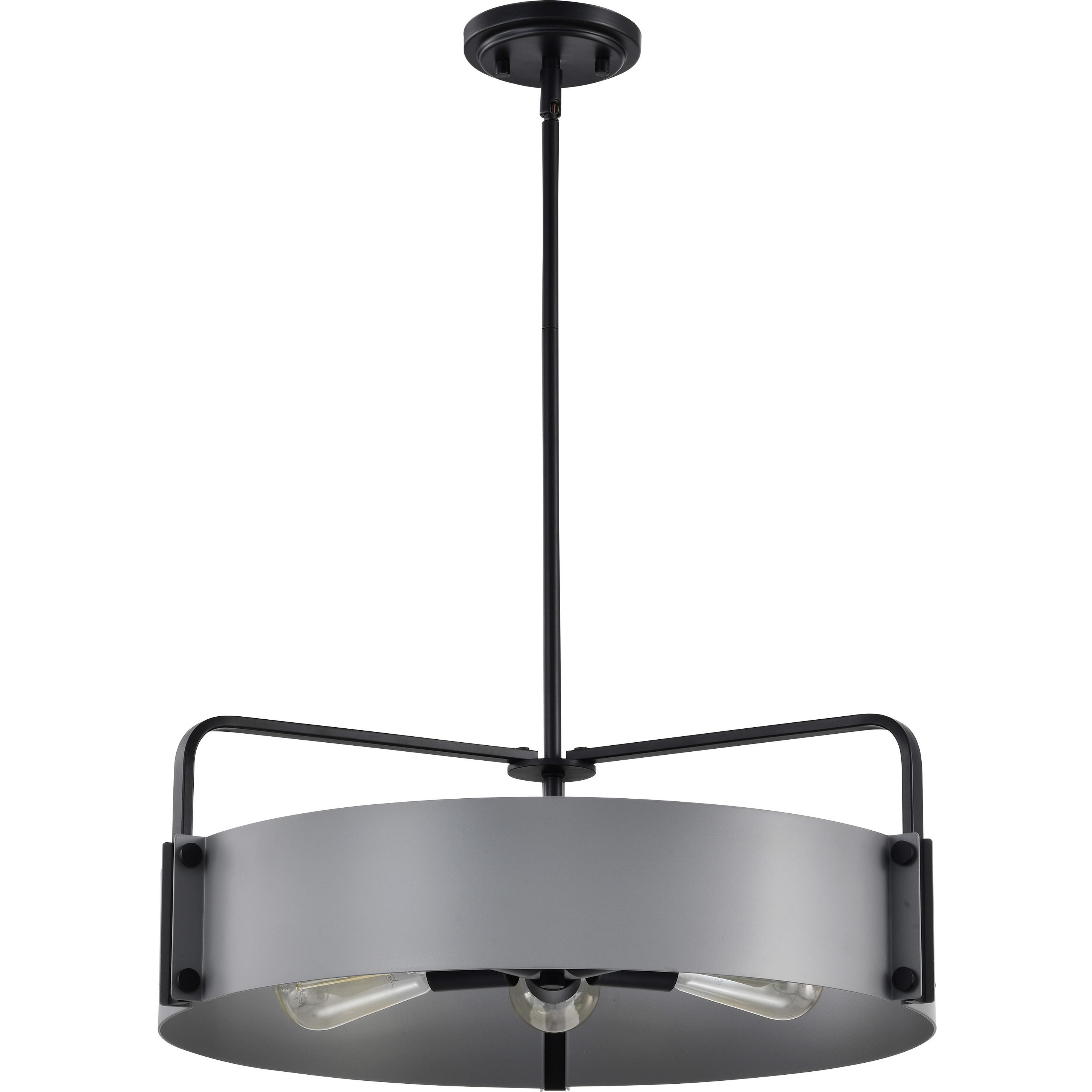 Altos 5 Light 22 inch Matte Gray Pendant Ceiling Light