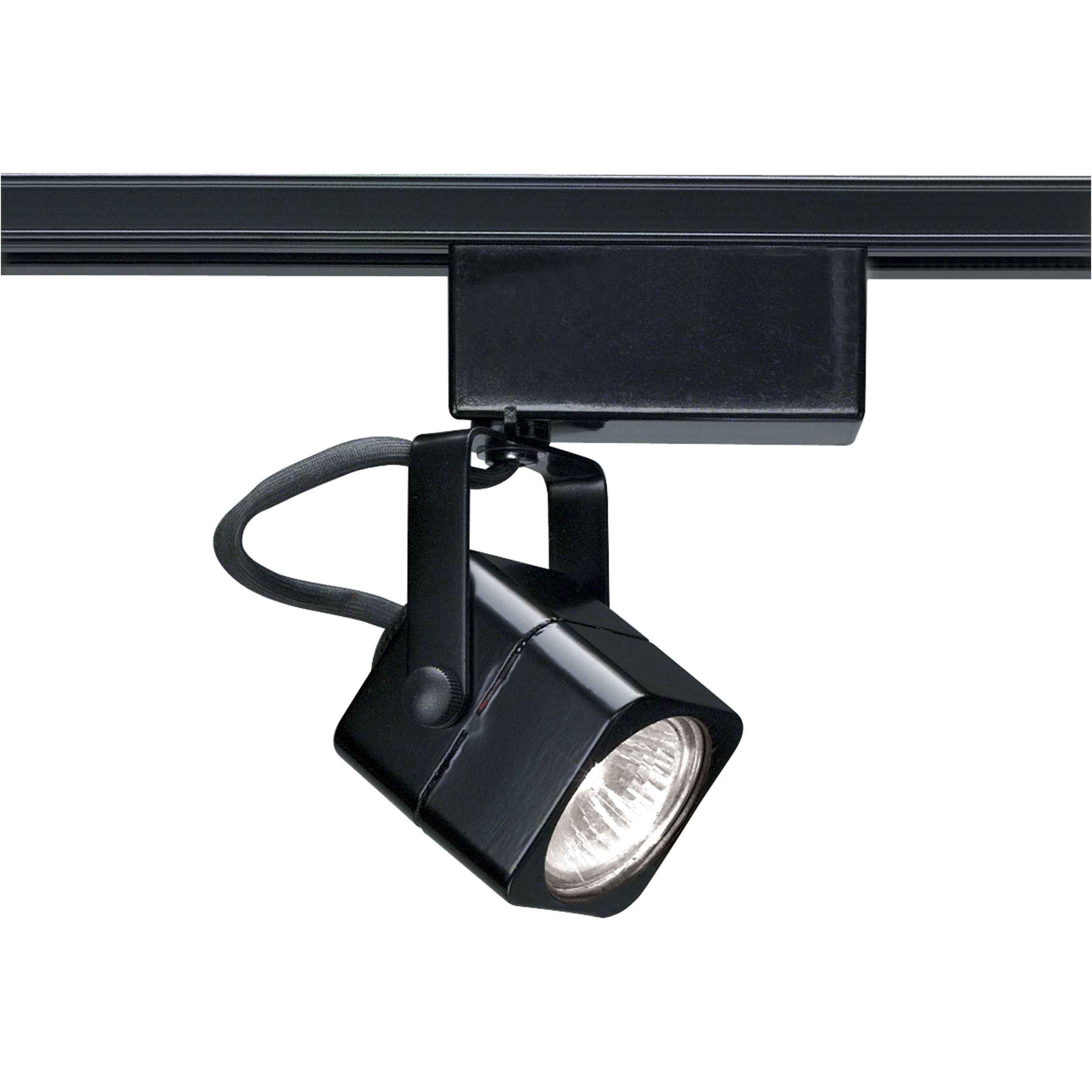 Nuvo TH233 Brentwood 1 Light 12V Black Track Lighting Ceiling Light Square