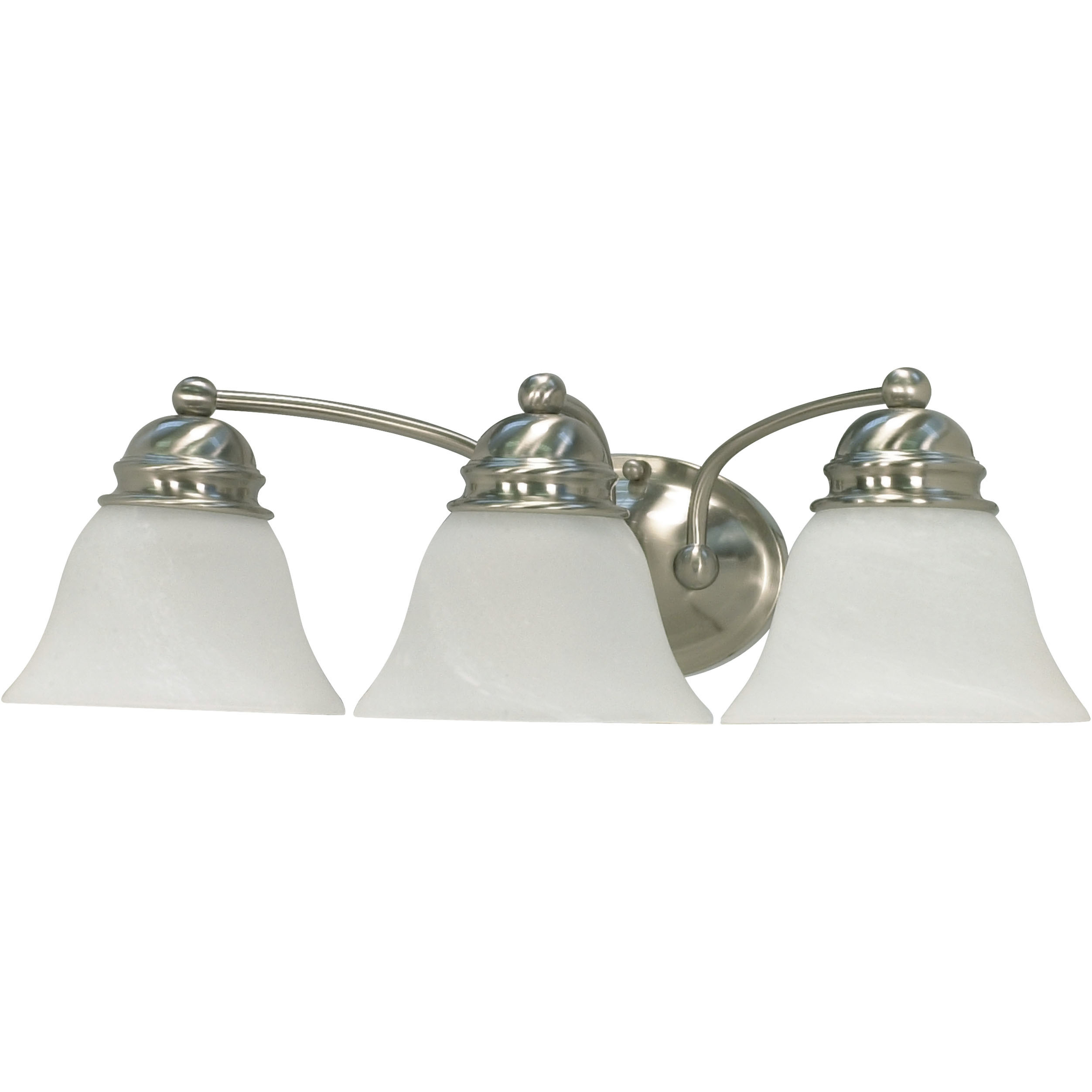 Empire 3 Light 21 inch Brushed Nickel Vanity Light Wall Light