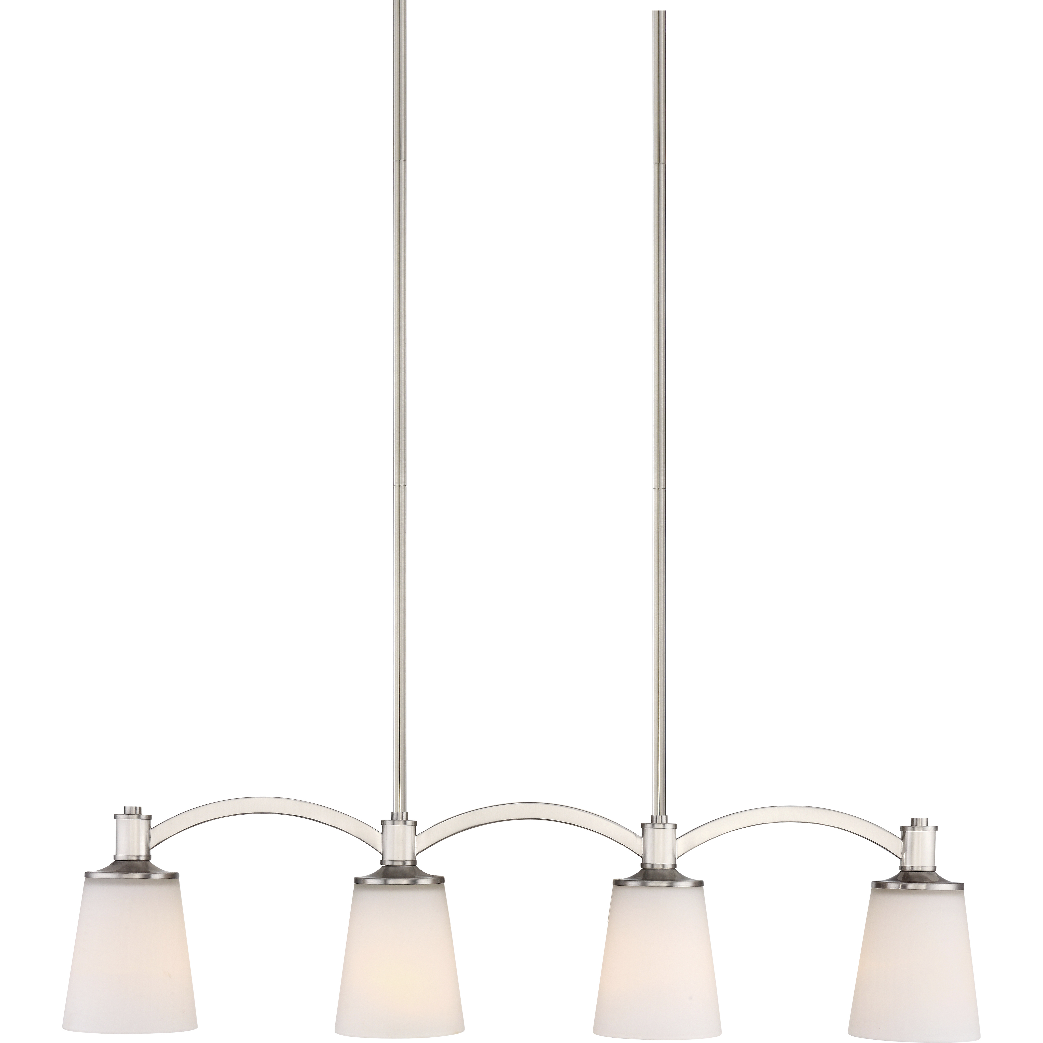 Laguna 4 Light 33 inch Brushed Nickel Island Pendant Ceiling Light