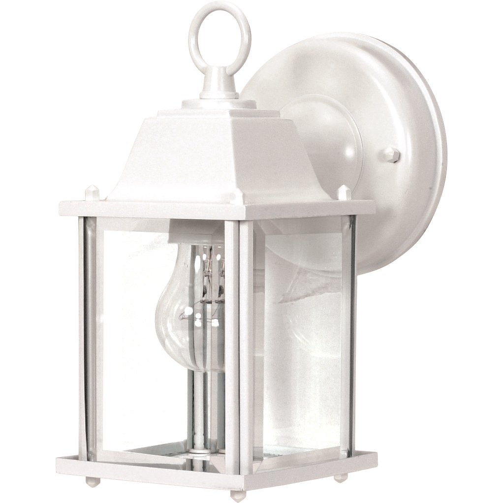 Brentwood 1 Light 9 inch White Outdoor Wall Fixture