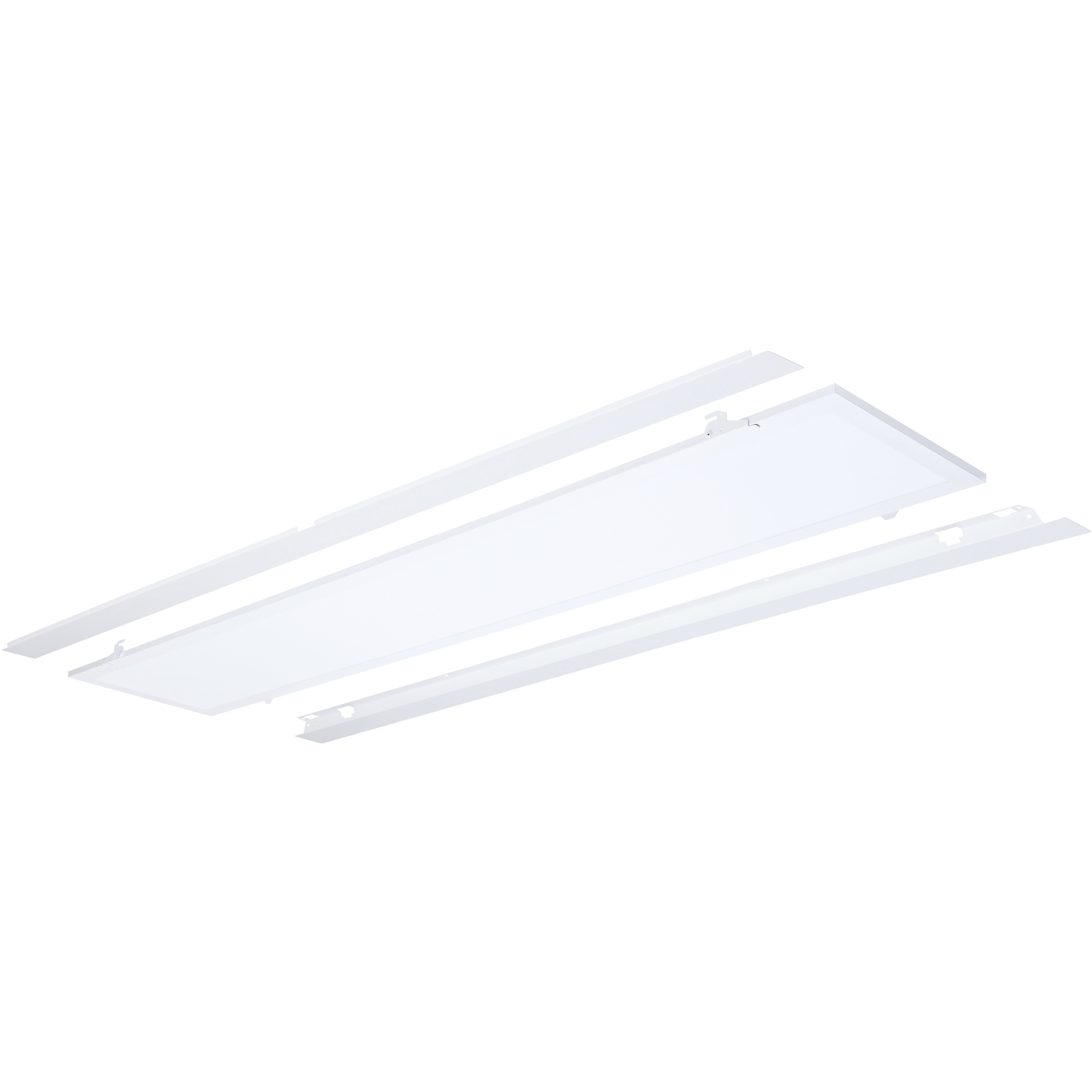 Brentwood LED 11.85 inch Matte White Flat Panel Ceiling Light, Backlit