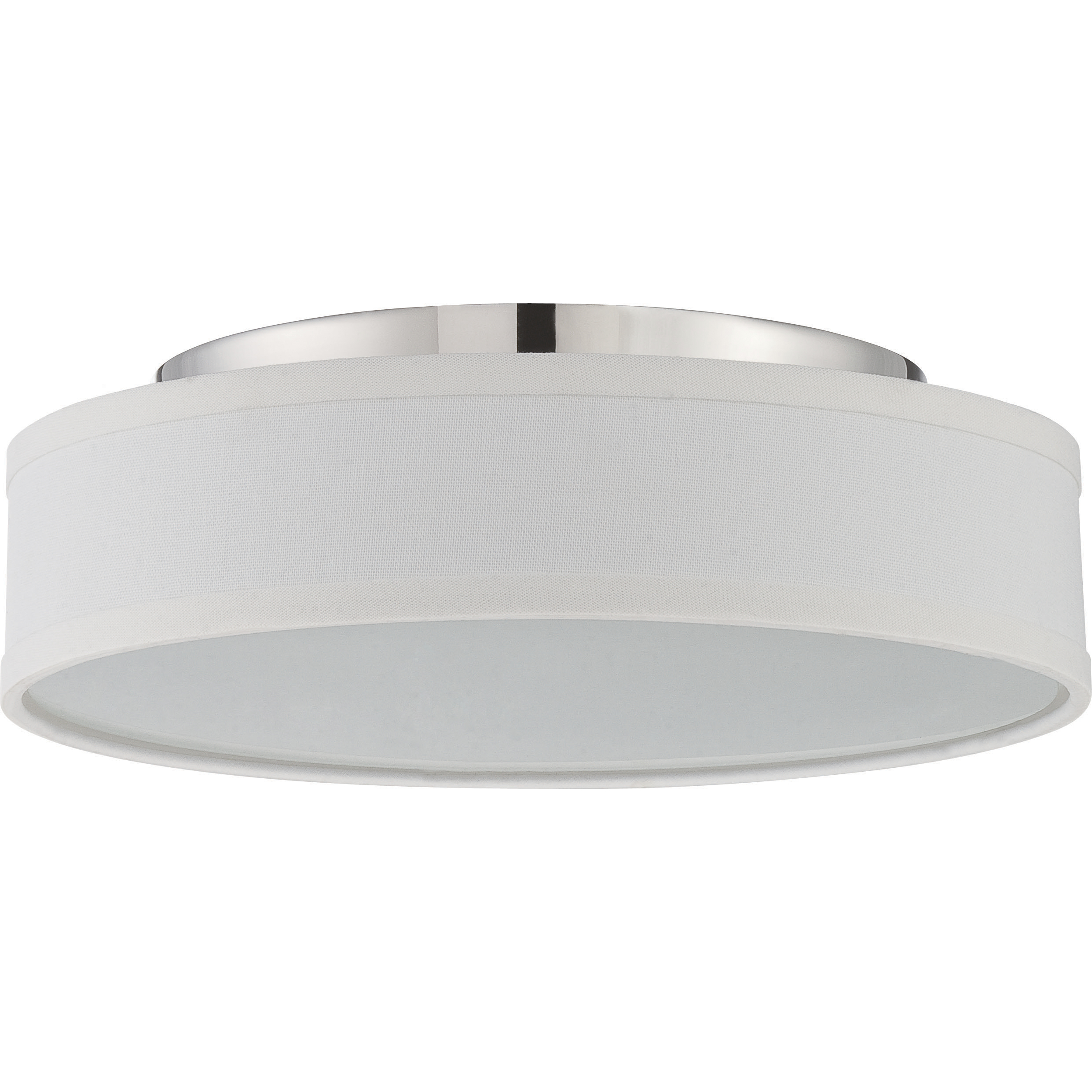 Heather LED 13 inch Polished Nickel Flush Mount Ceiling Light