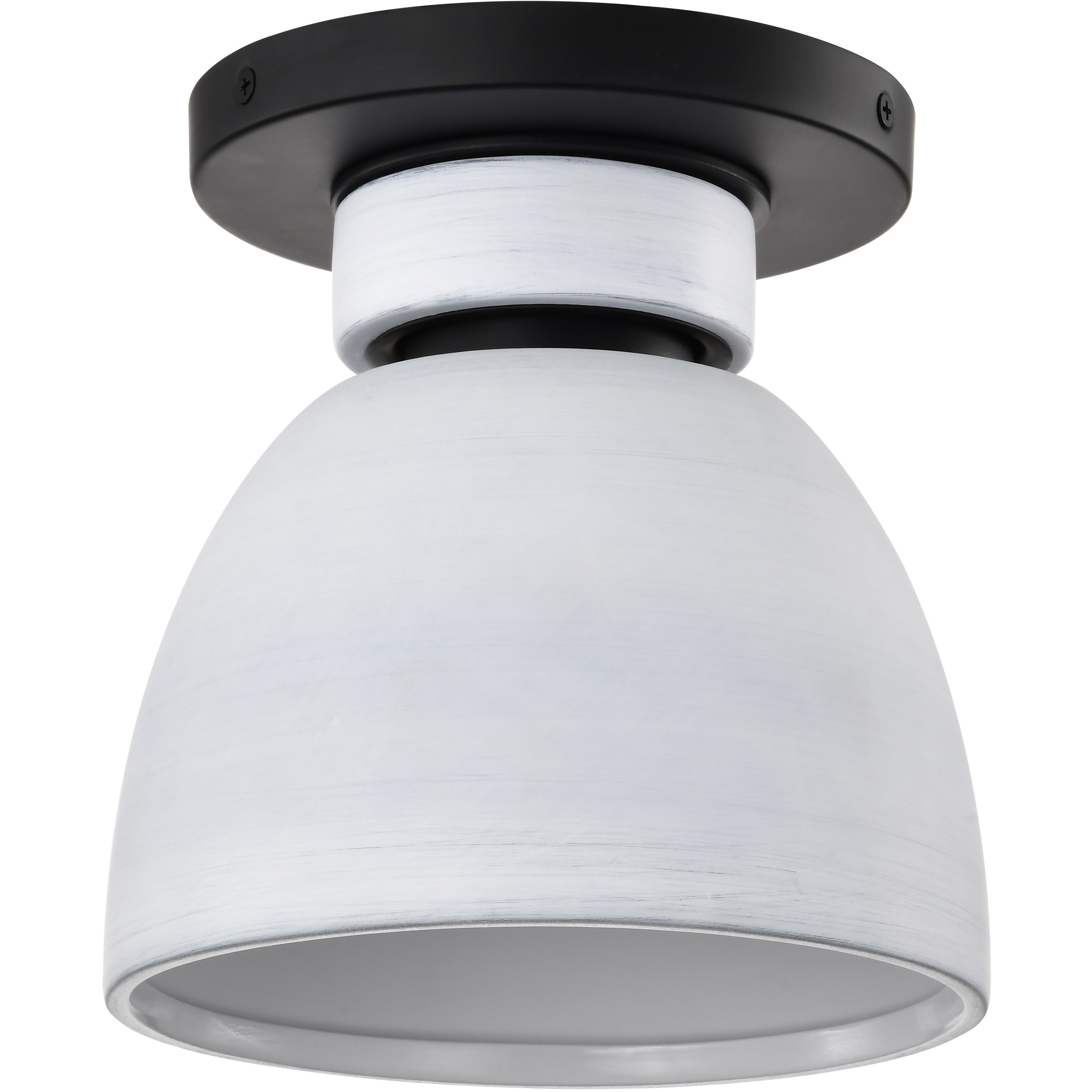 Collins 7.5 inch Matte Black Flush Mount Ceiling Light