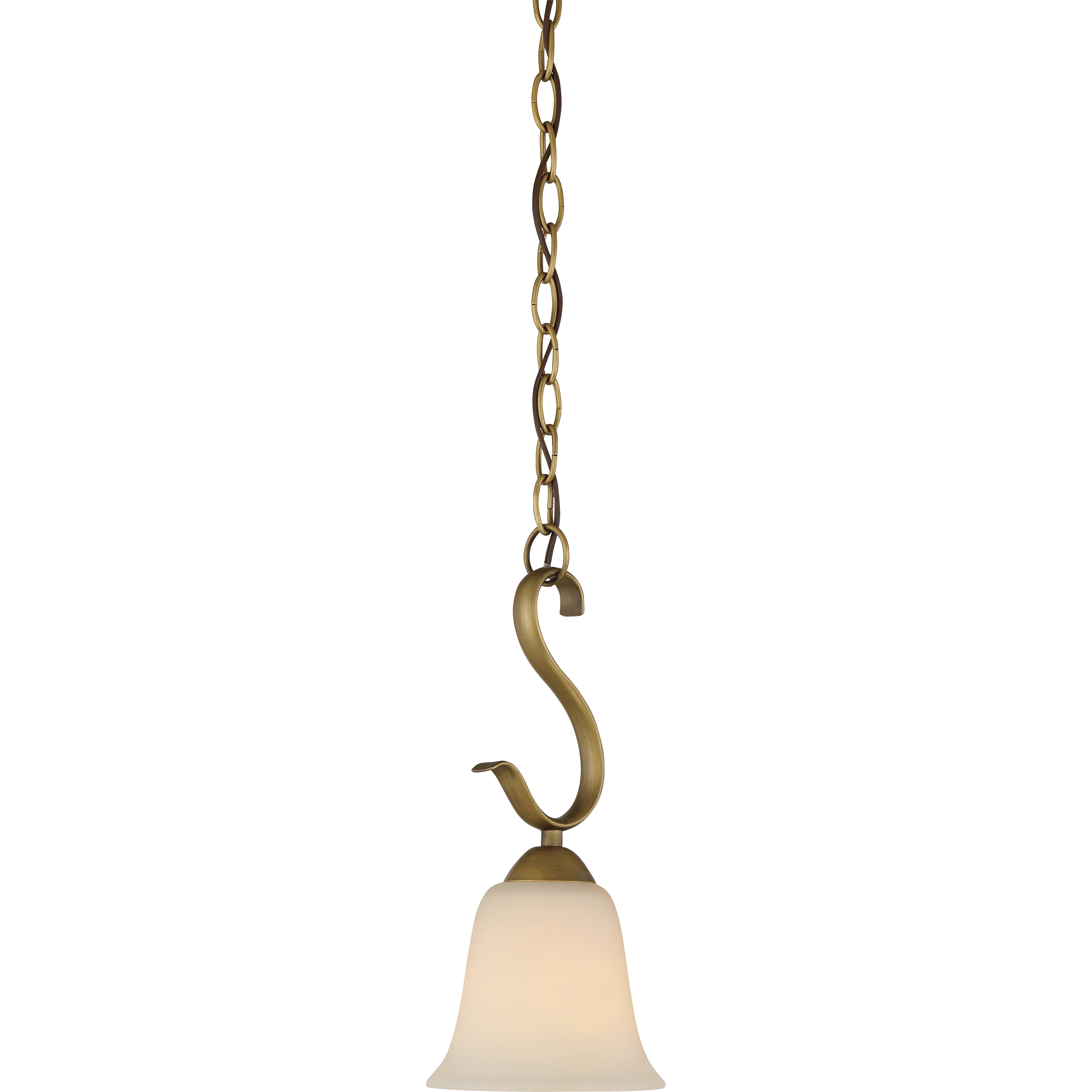 Dillard 1 Light 5.88 inch Natural Brass Mini Pendant Ceiling Light
