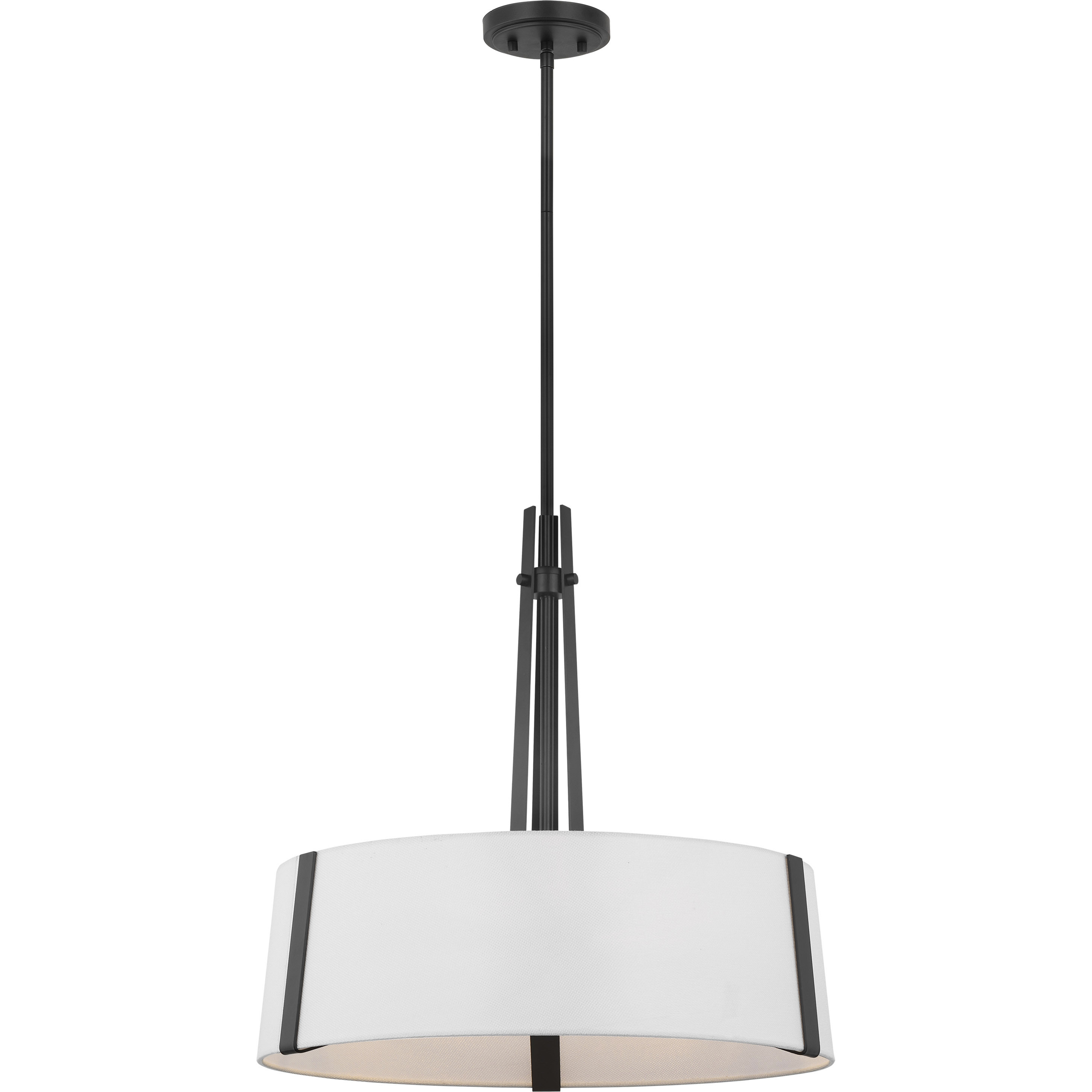 Flynn 3 Light 22 inch Black Pendant Ceiling Light