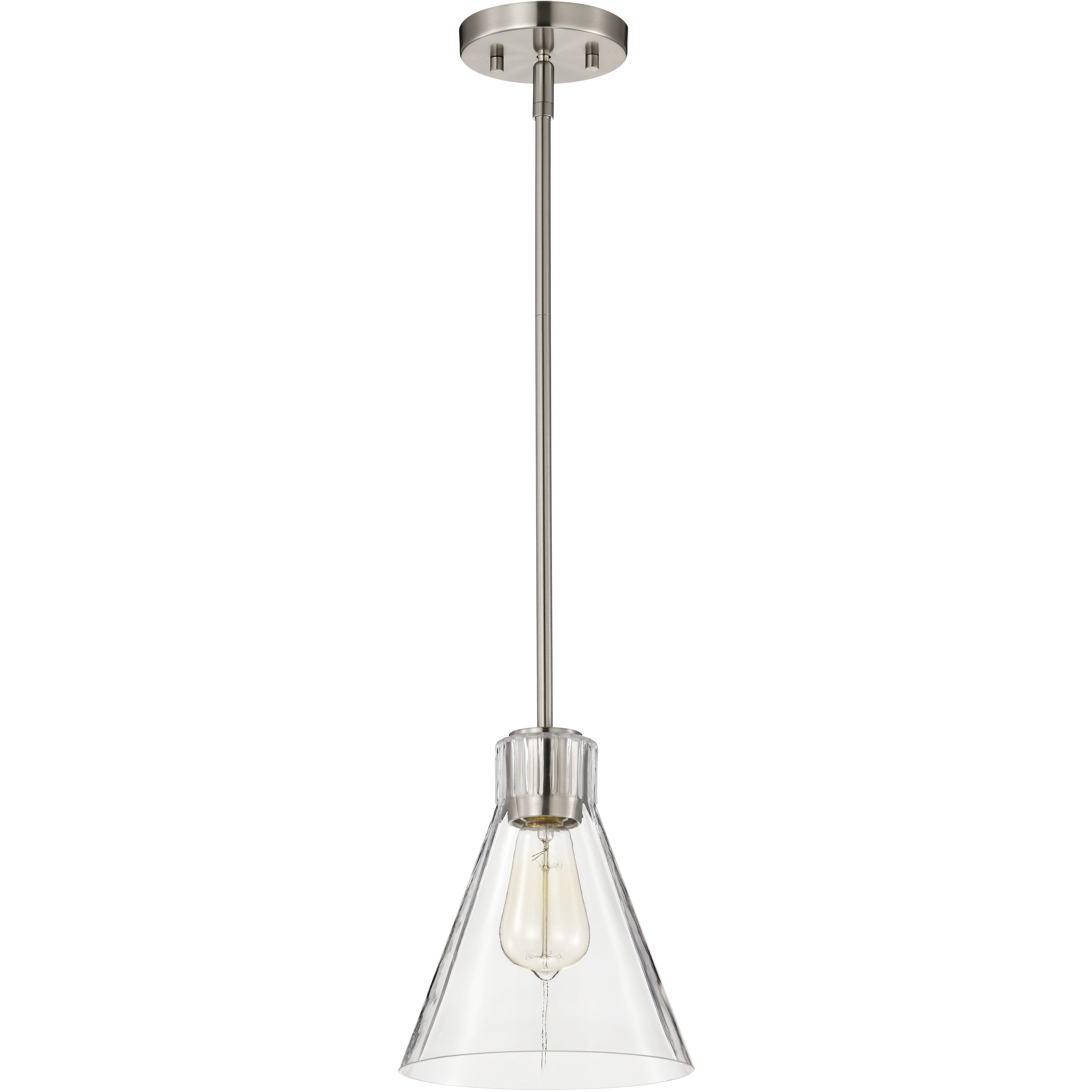 Gianna 8 inch Brushed Nickel Pendant Ceiling Light