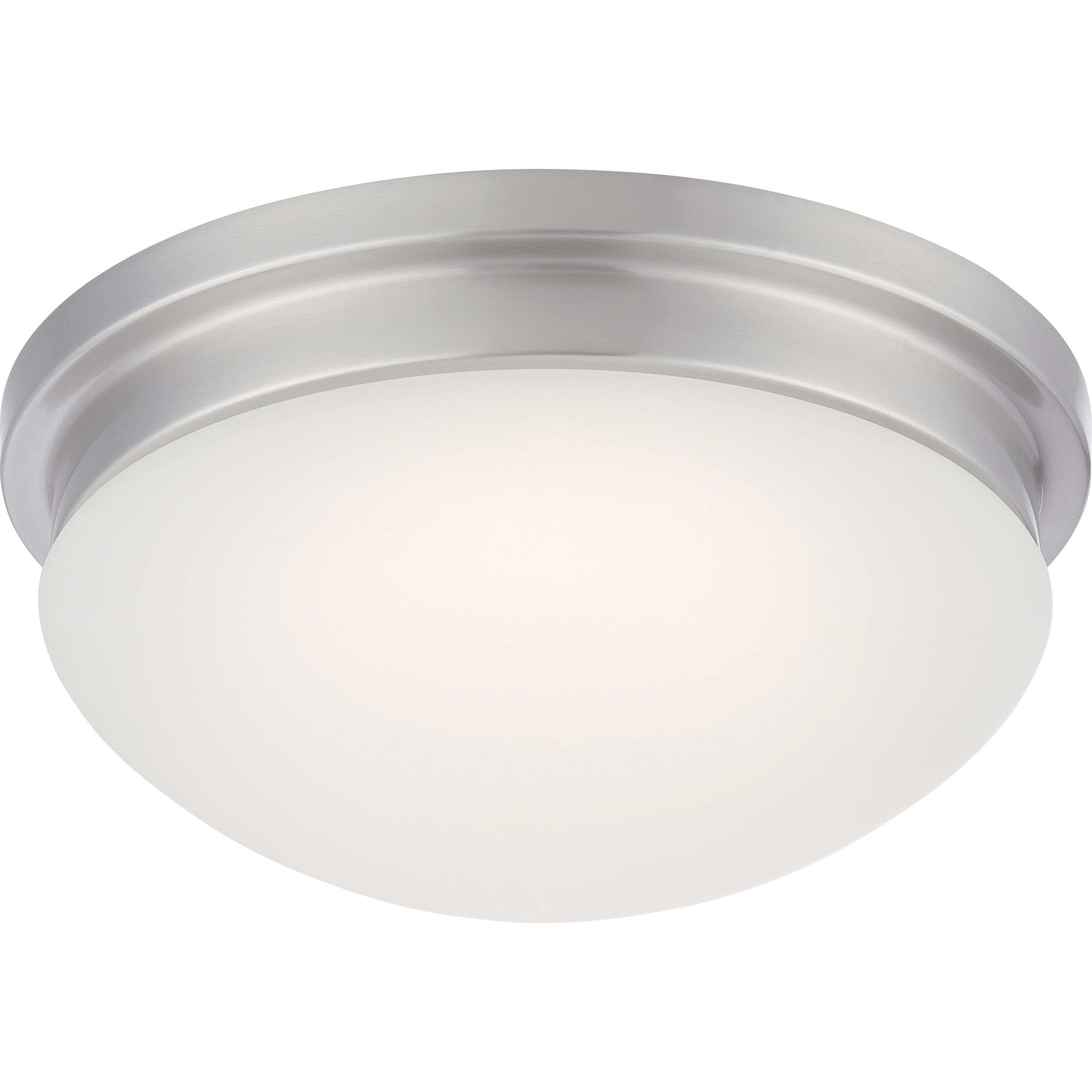 Spector LED 11.75 inch Brushed Nickel Flush Mount Ceiling Light