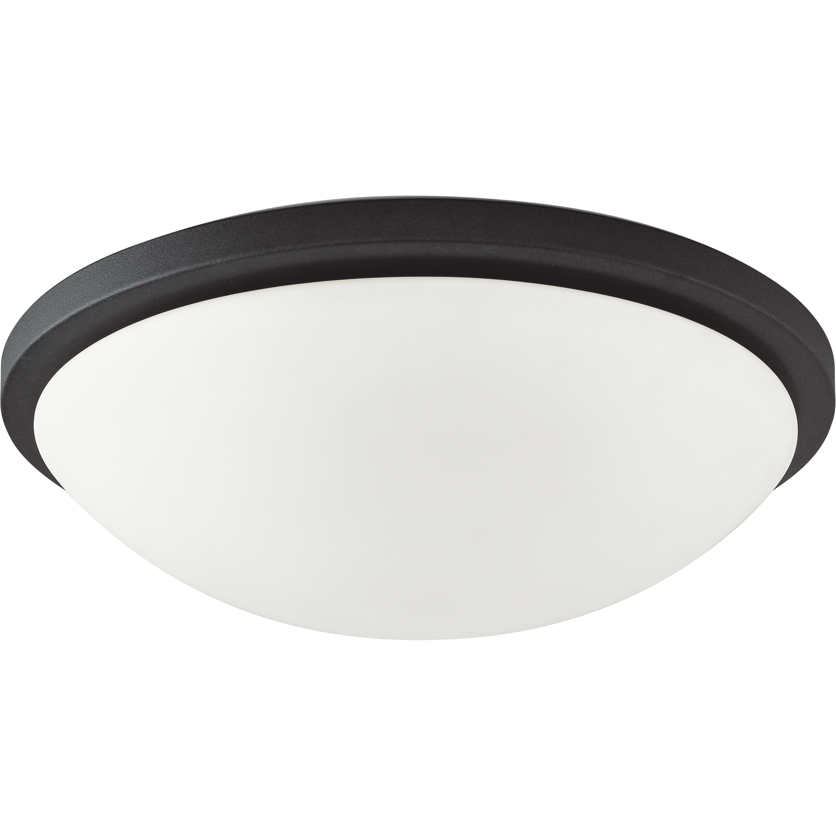 Button LED 11.03 inch Matte Black Flush Mount Ceiling Light