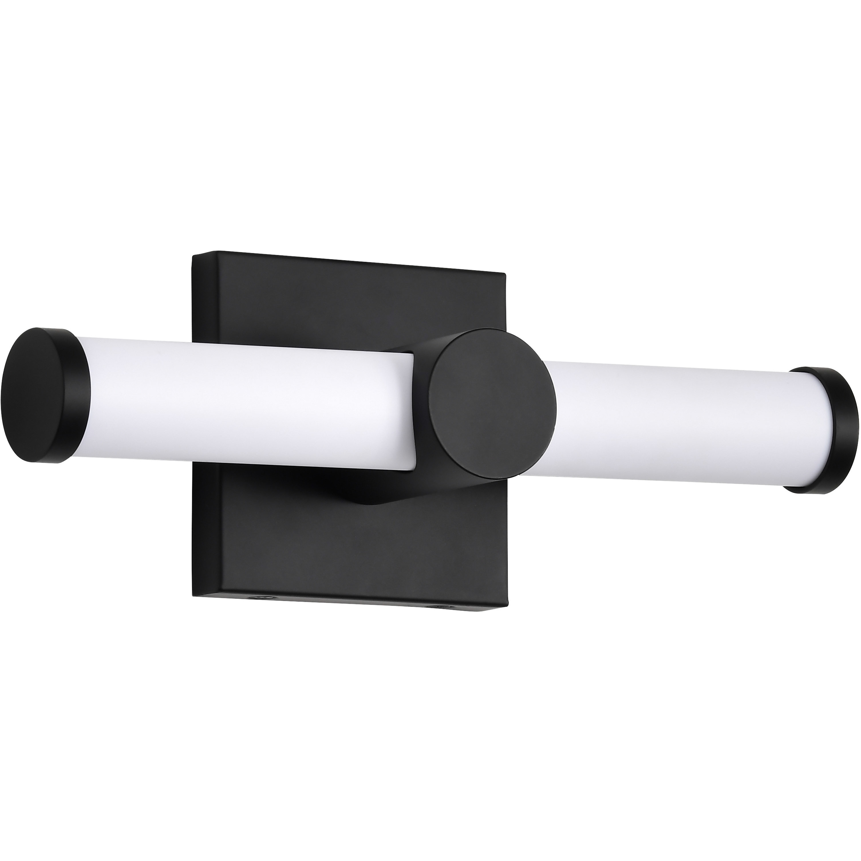 Bowman LED 12 inch Matte Black Vanity Light Wall Light