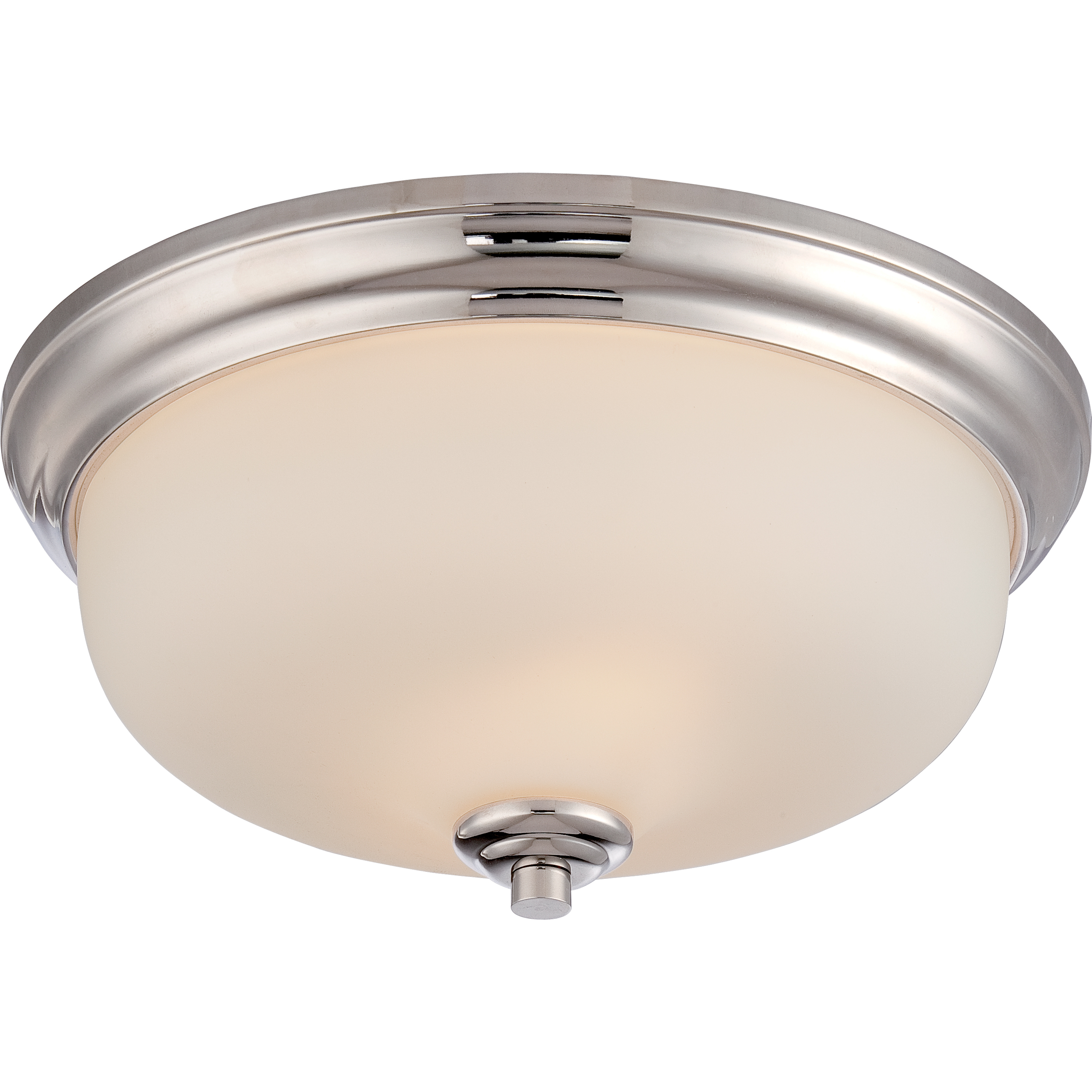 Kirk LED 13 inch Polished Nickel Flush Mount Ceiling Light