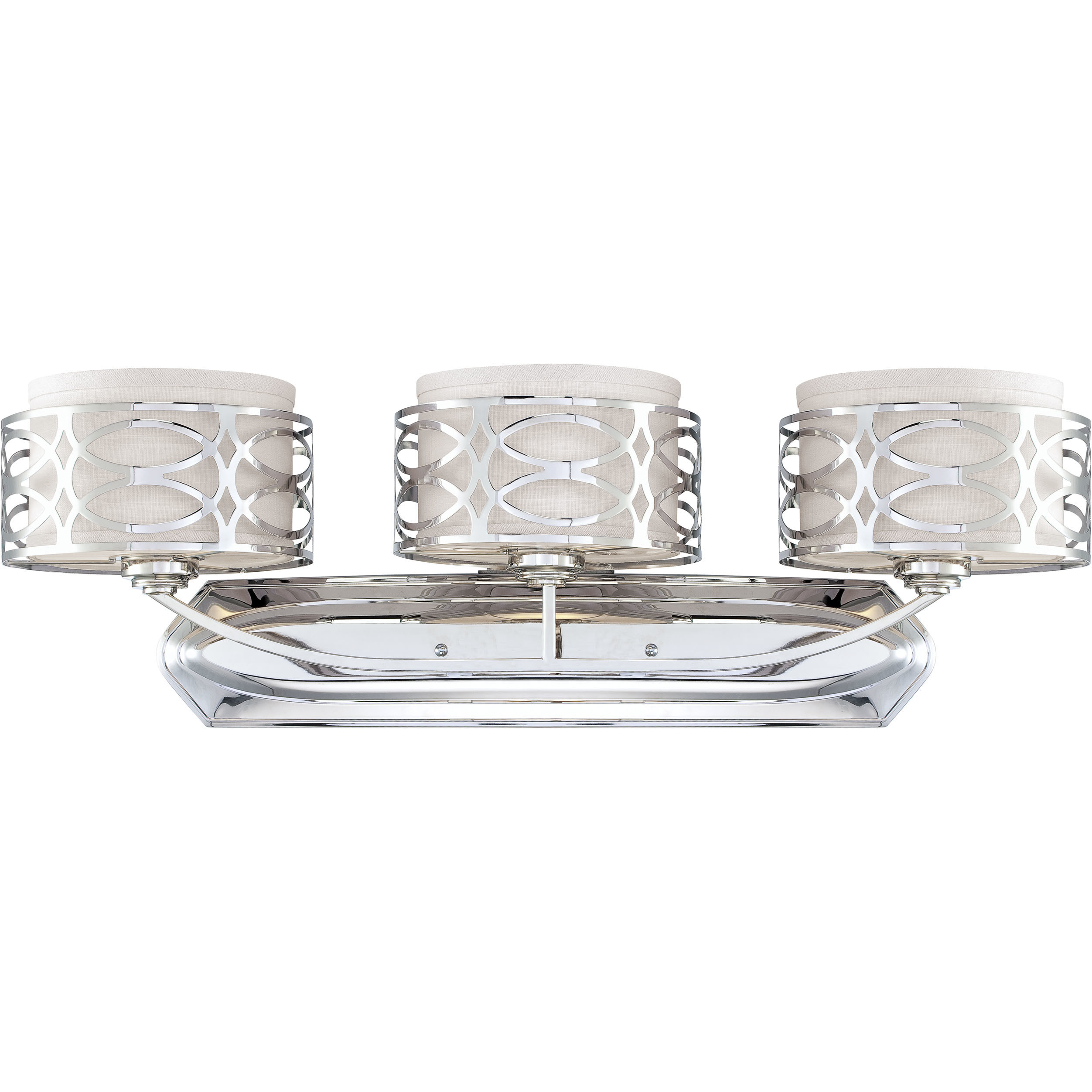 Harlow 3 Light 31 inch Polished Nickel Vanity Light Wall Light