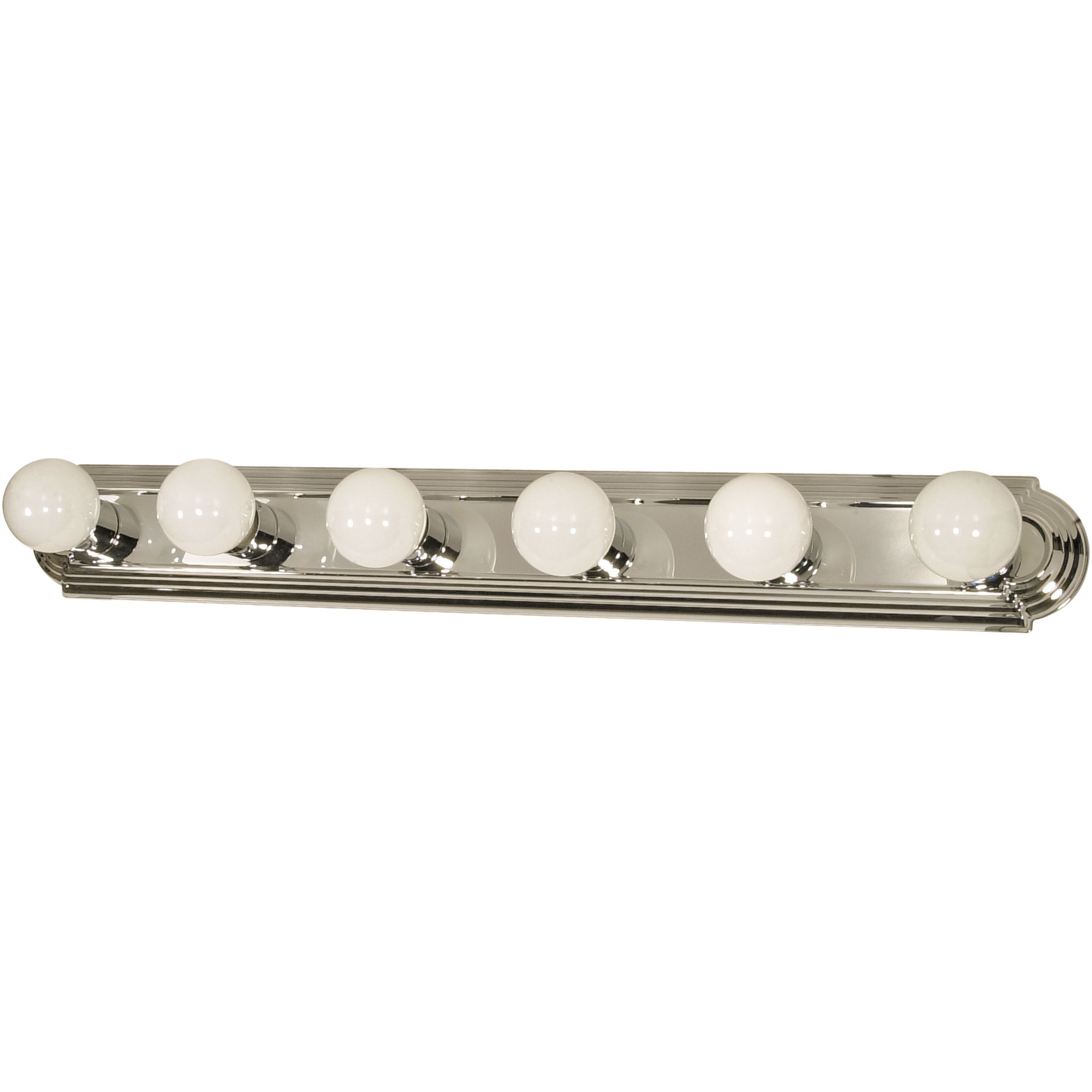 Brentwood 6 Light 36 inch Polished Chrome Vanity Light Wall Light