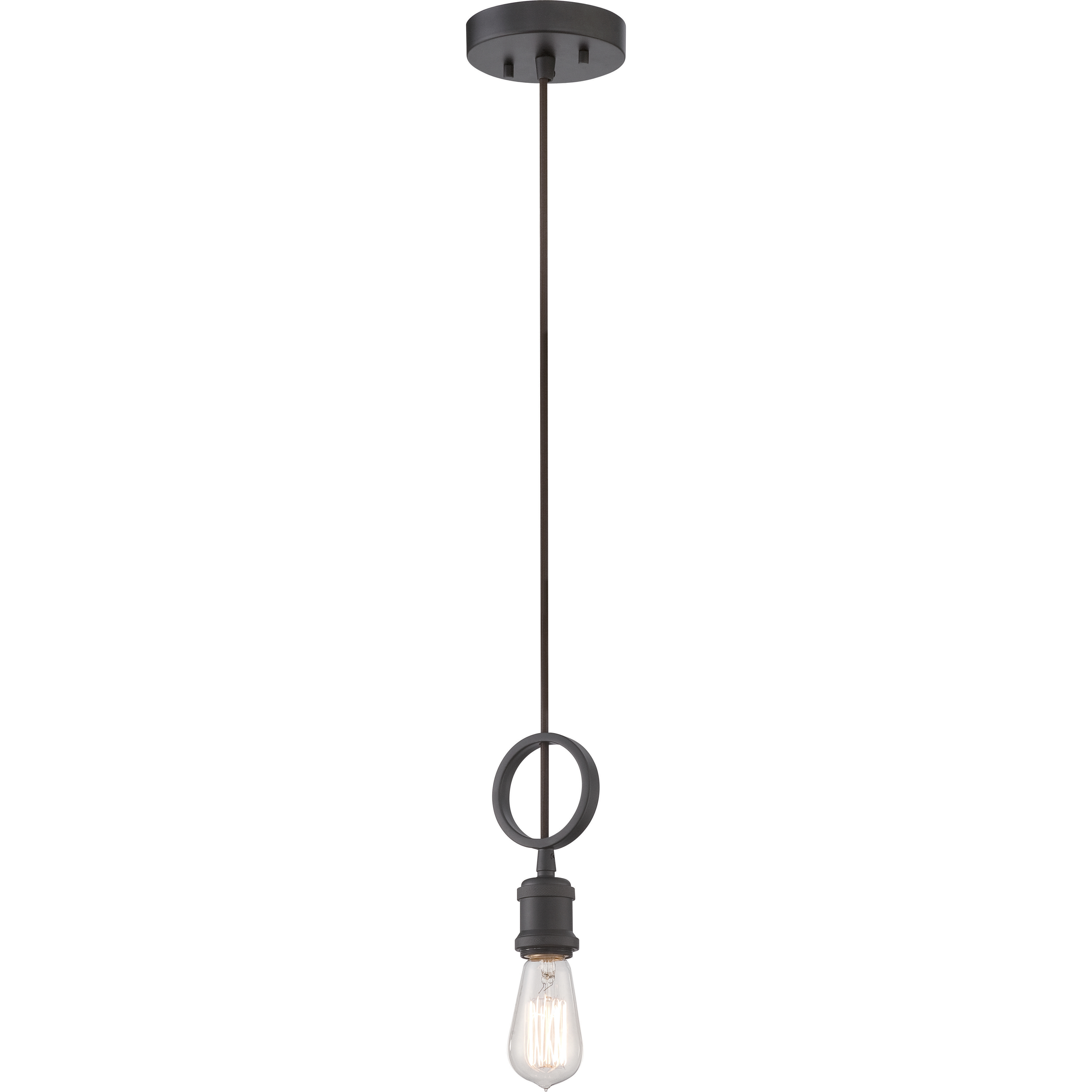Paxton 1 Light 5 inch Aged Bronze Mini Pendant Ceiling Light
