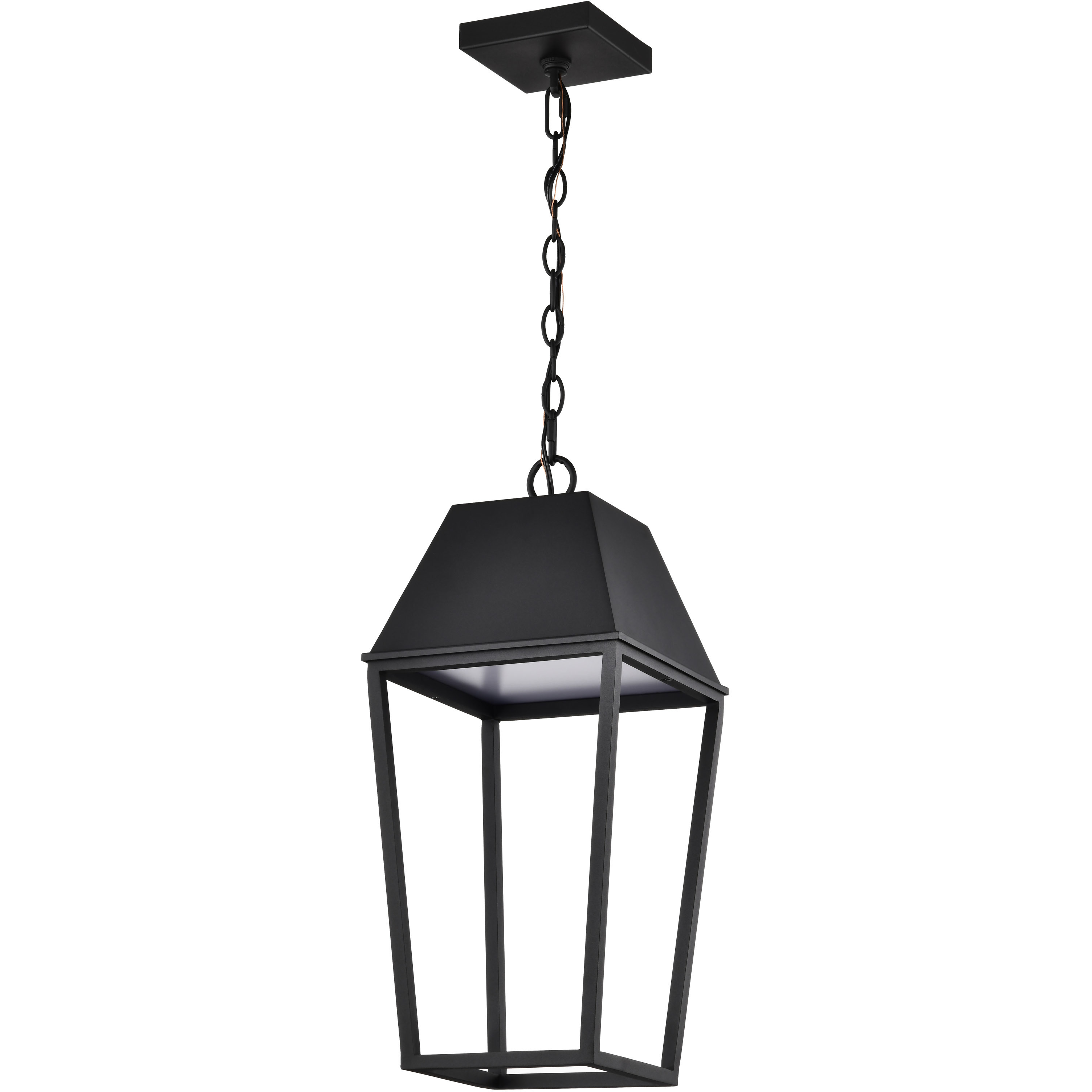 Colt LED 9.5 inch Matte Black Outdoor Hanging Light