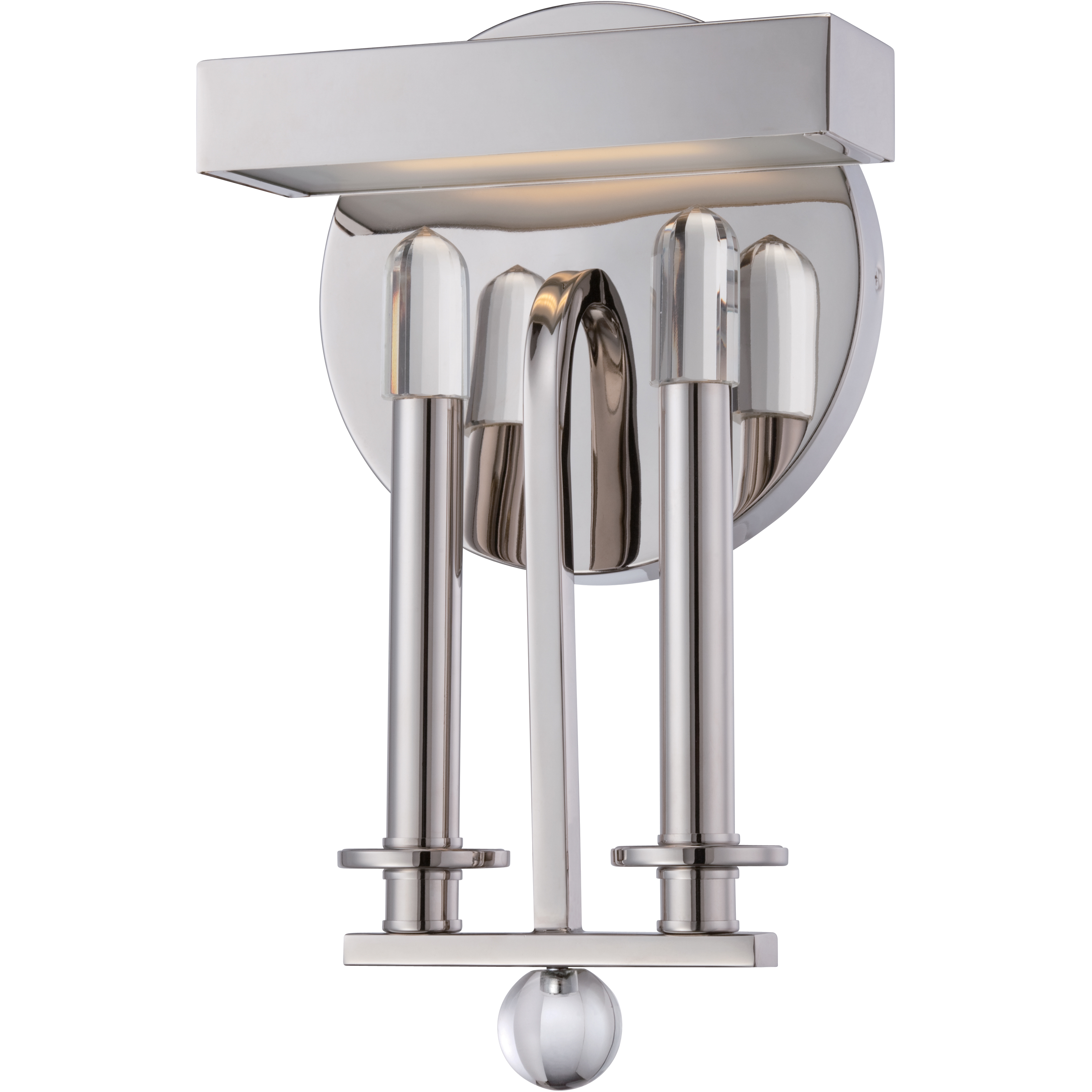 Harow LED 7.88 inch Polished Nickel ADA Wall Sconce Wall Light