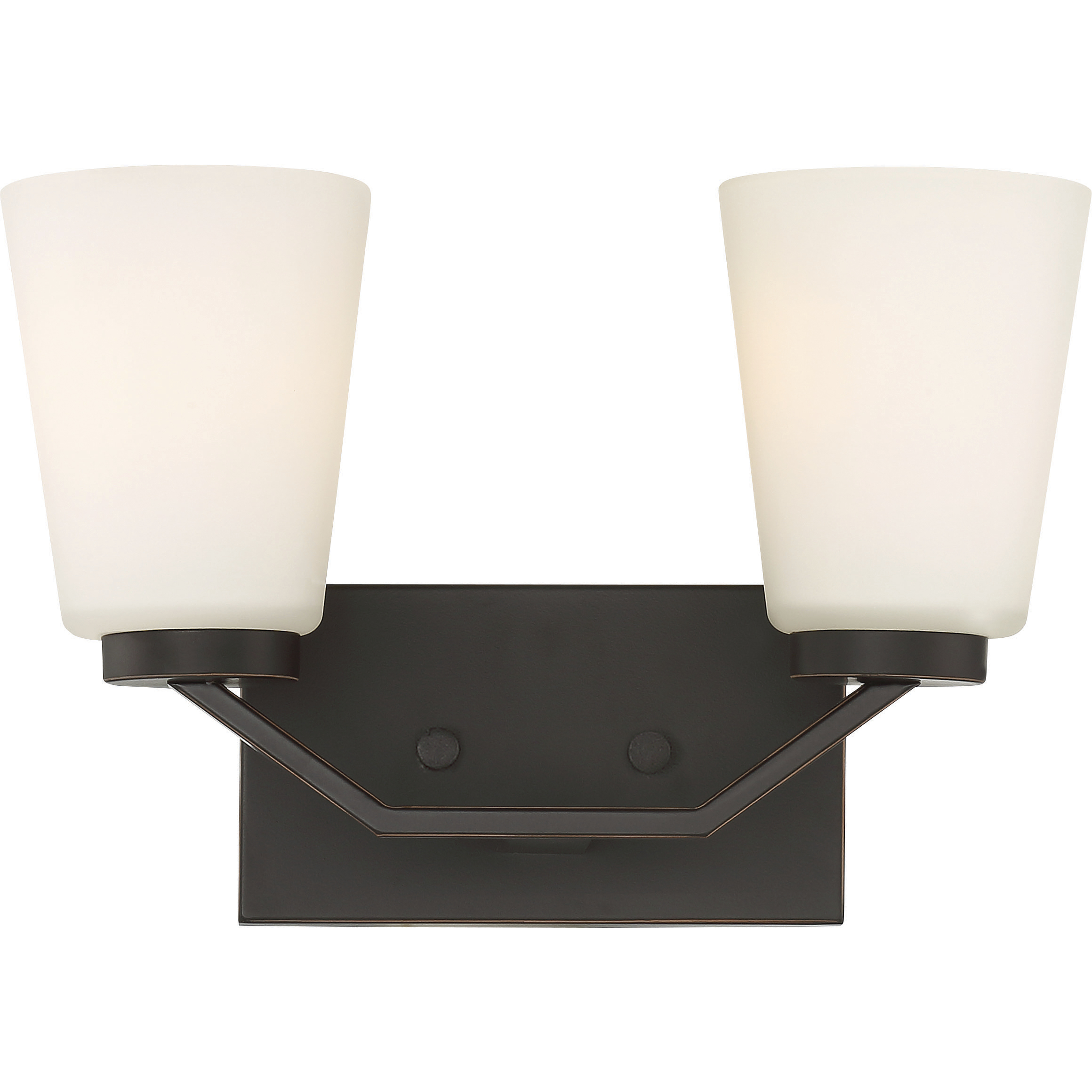 Nome 2 Light 13.5 inch Mahogany Bronze Vanity Light Wall Light