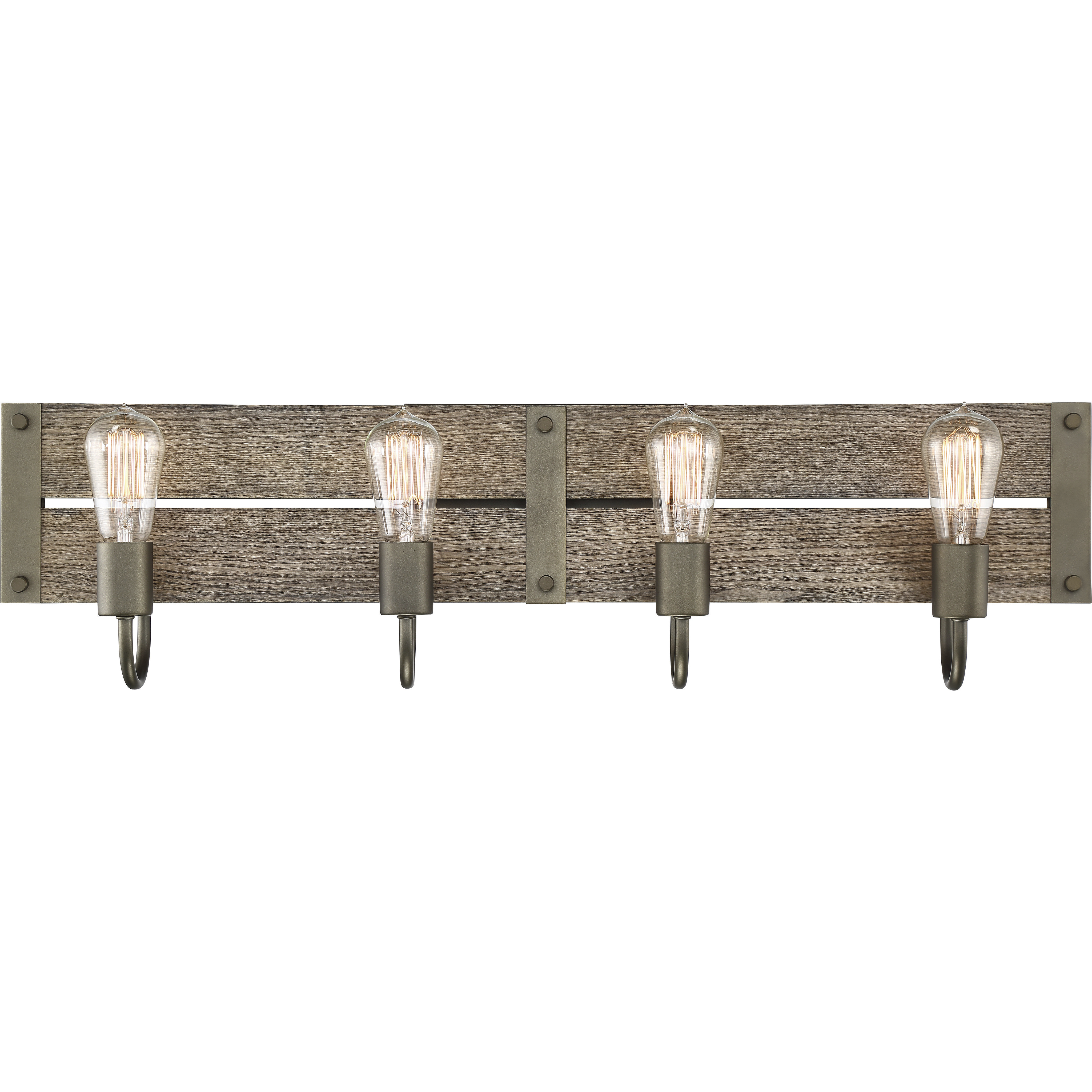 Winchester 4 Light 32.13 inch Bronze Vanity Light Wall Light