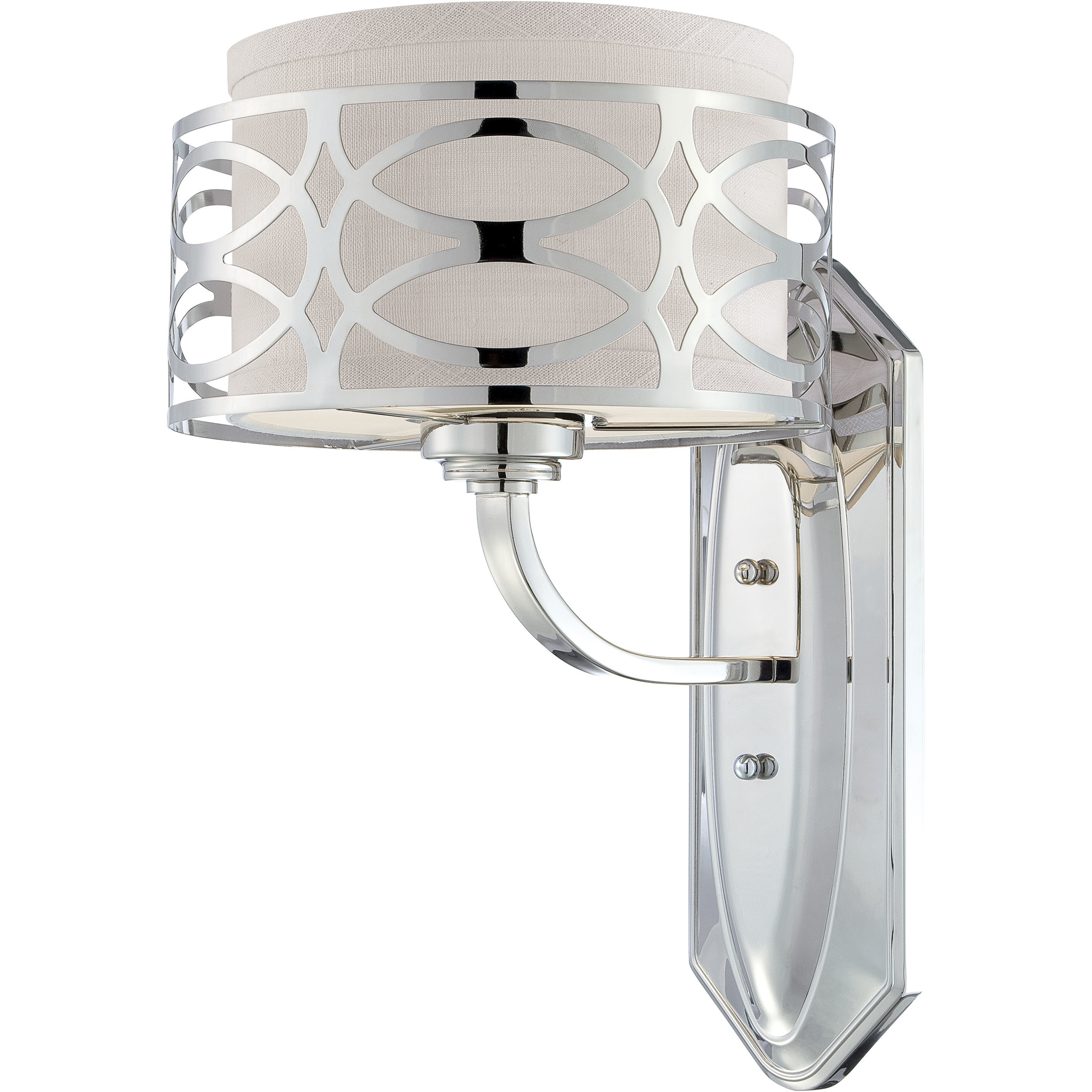 Harlow 1 Light 14.13 inch Polished Nickel Vanity Light Wall Light