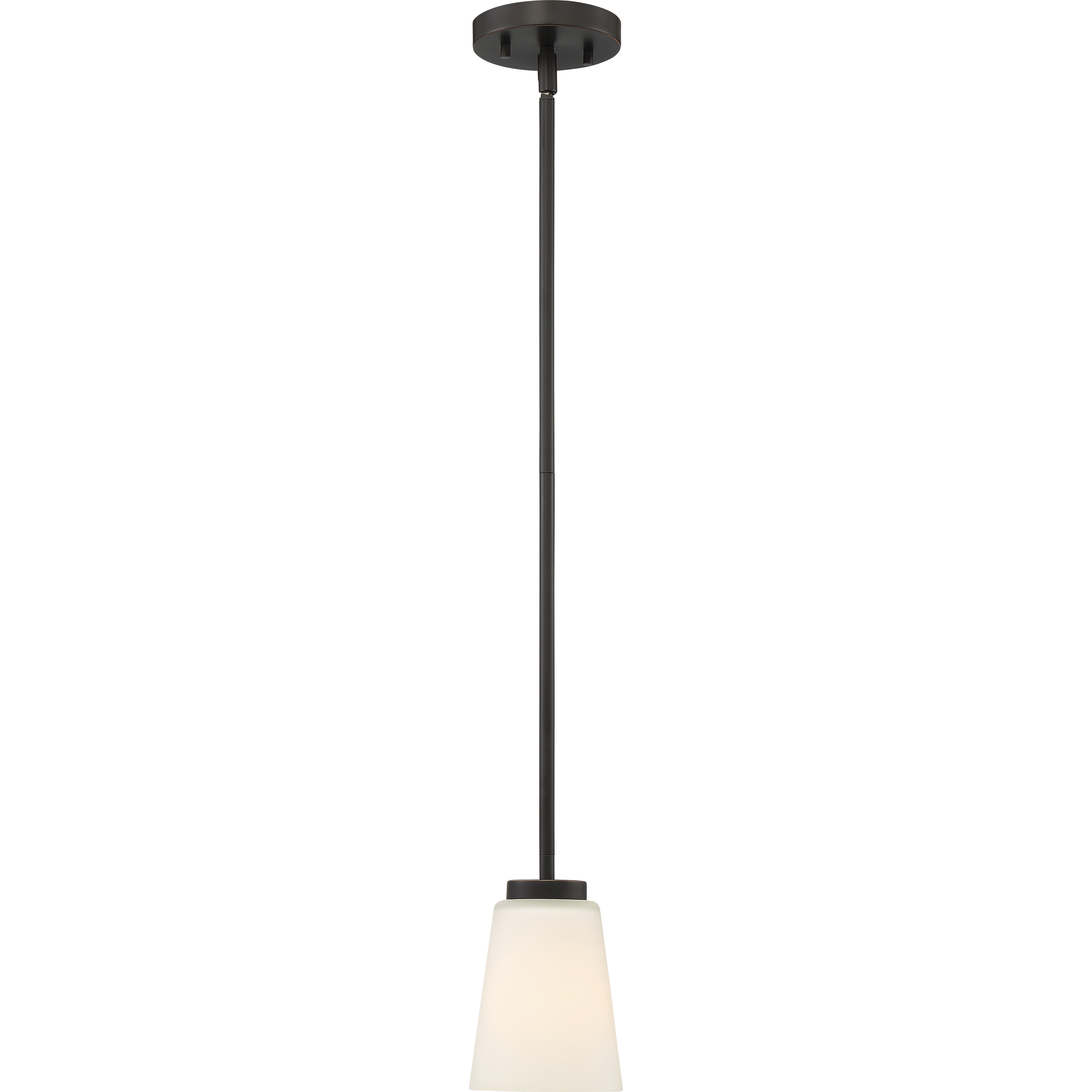 Nome 1 Light 4.75 inch Mahogany Bronze Pendant Ceiling Light