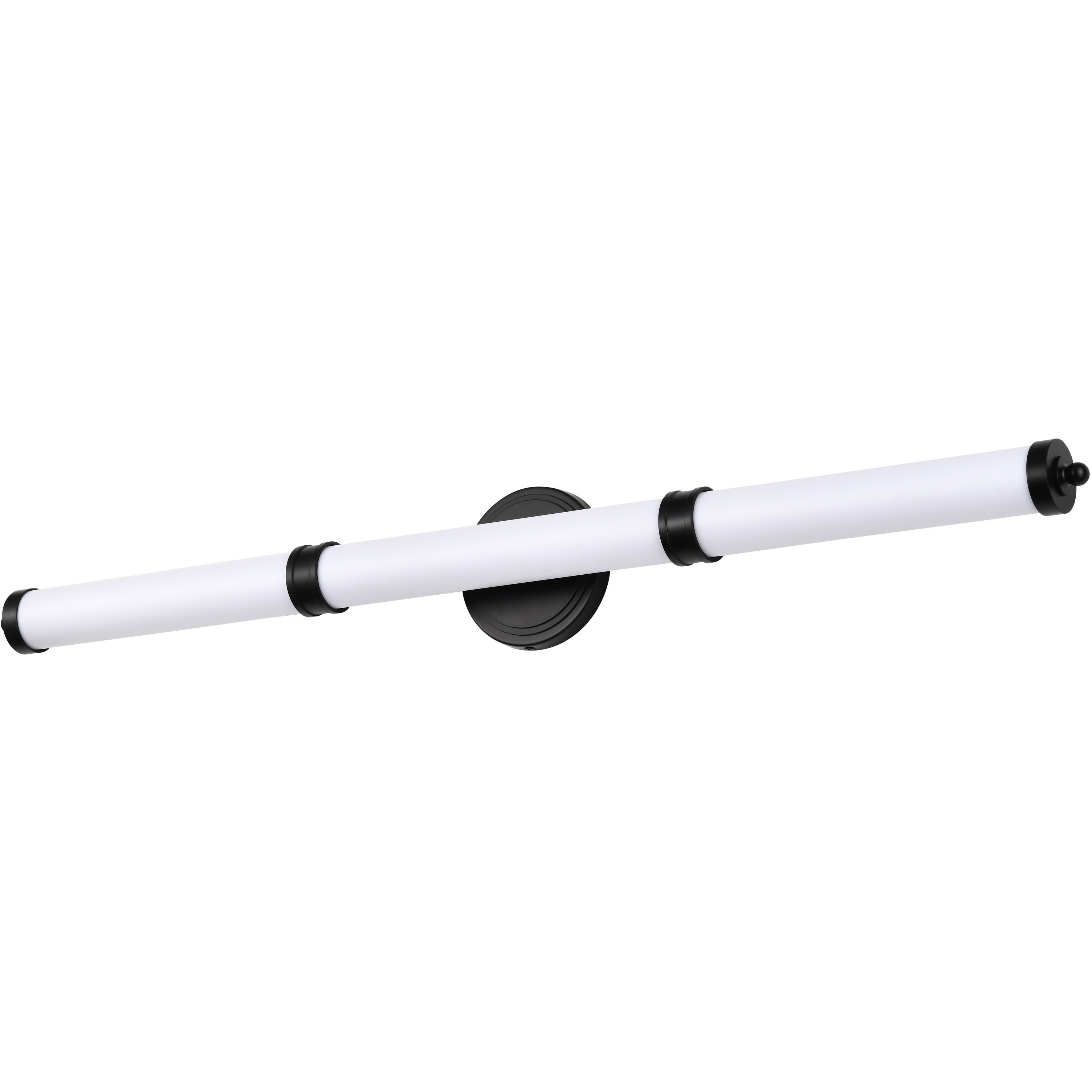Kagen LED 37.58 inch Matte Black Bath Vanity Light Wall Light