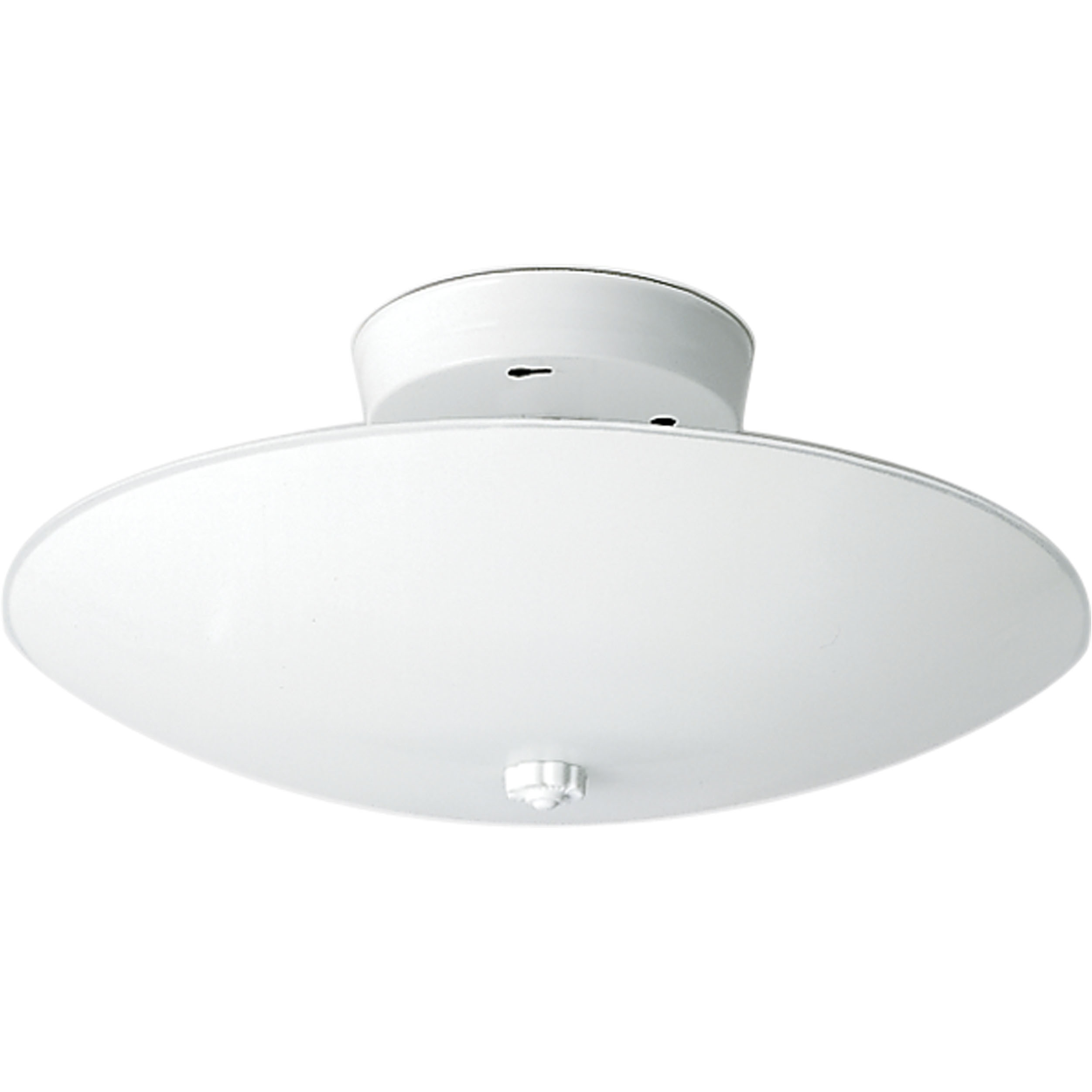 Brentwood 2 Light 12 inch White Semi Flush Mount Ceiling Light