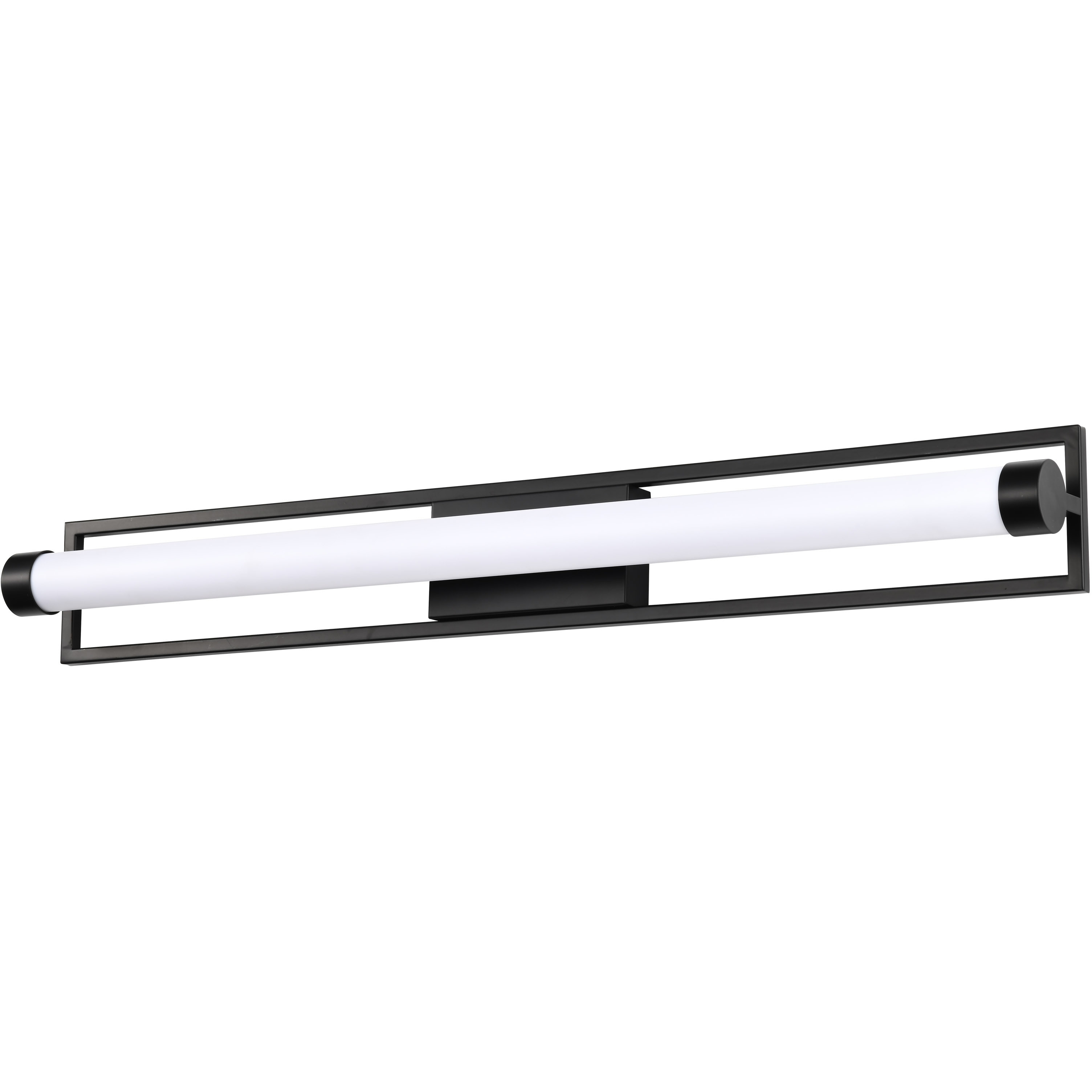 Canal LED 36 inch Matte Black Bath Vanity Light Wall Light
