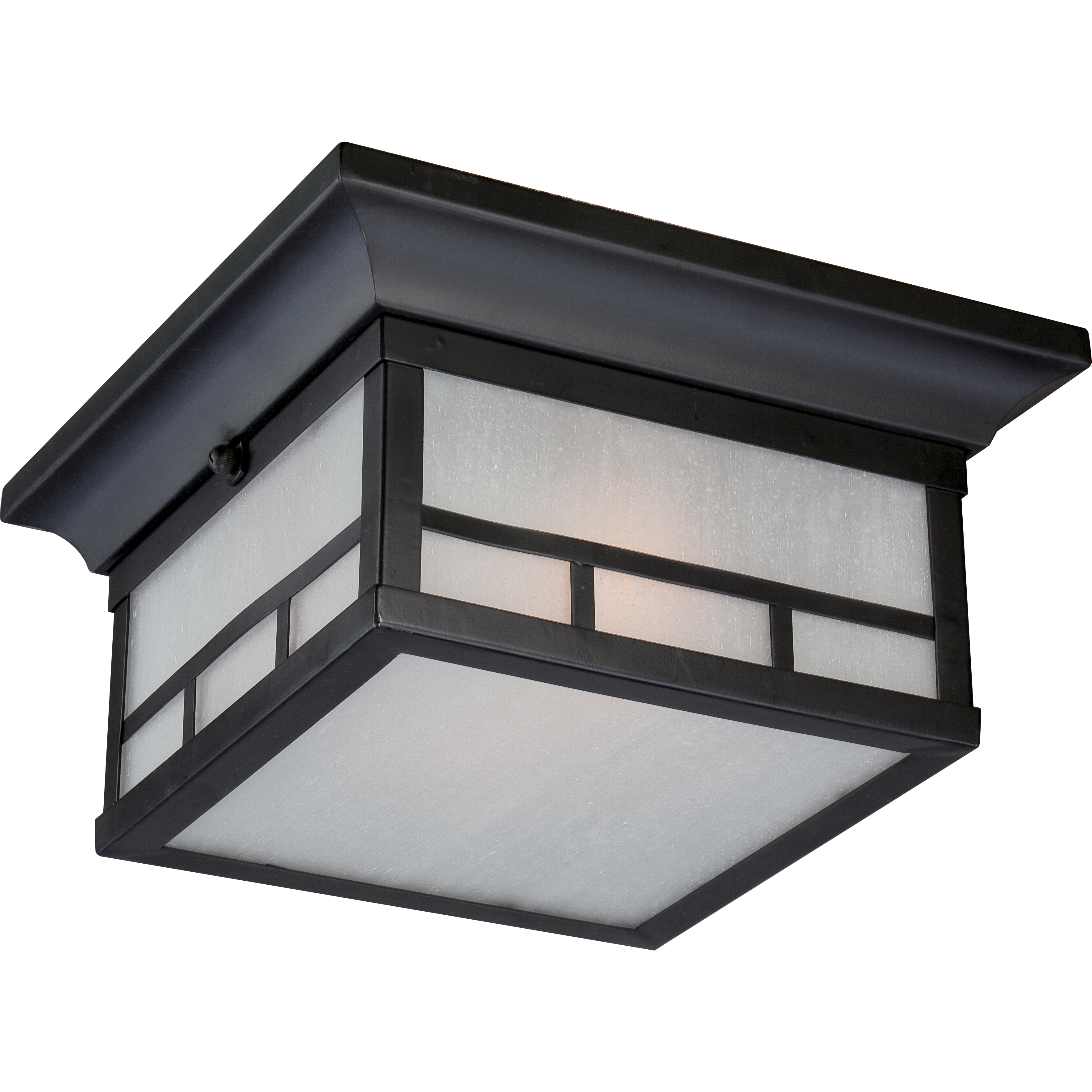 Nuvo 60 5606 Drexel 2 Light 11 inch Stone Black Outdoor Flush Mount