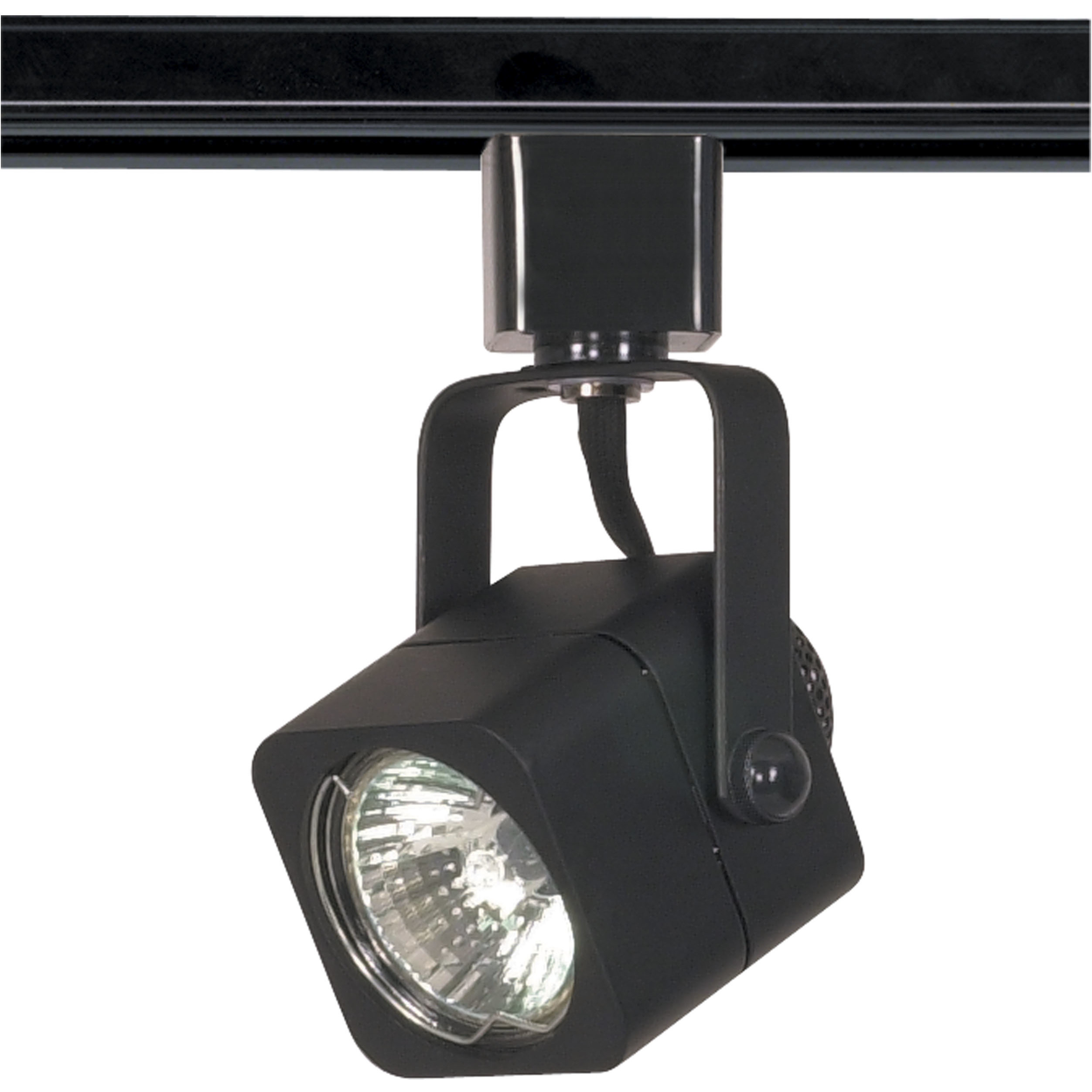Nuvo TH313 Brentwood 1 Light Black Track Lighting Ceiling Light Square