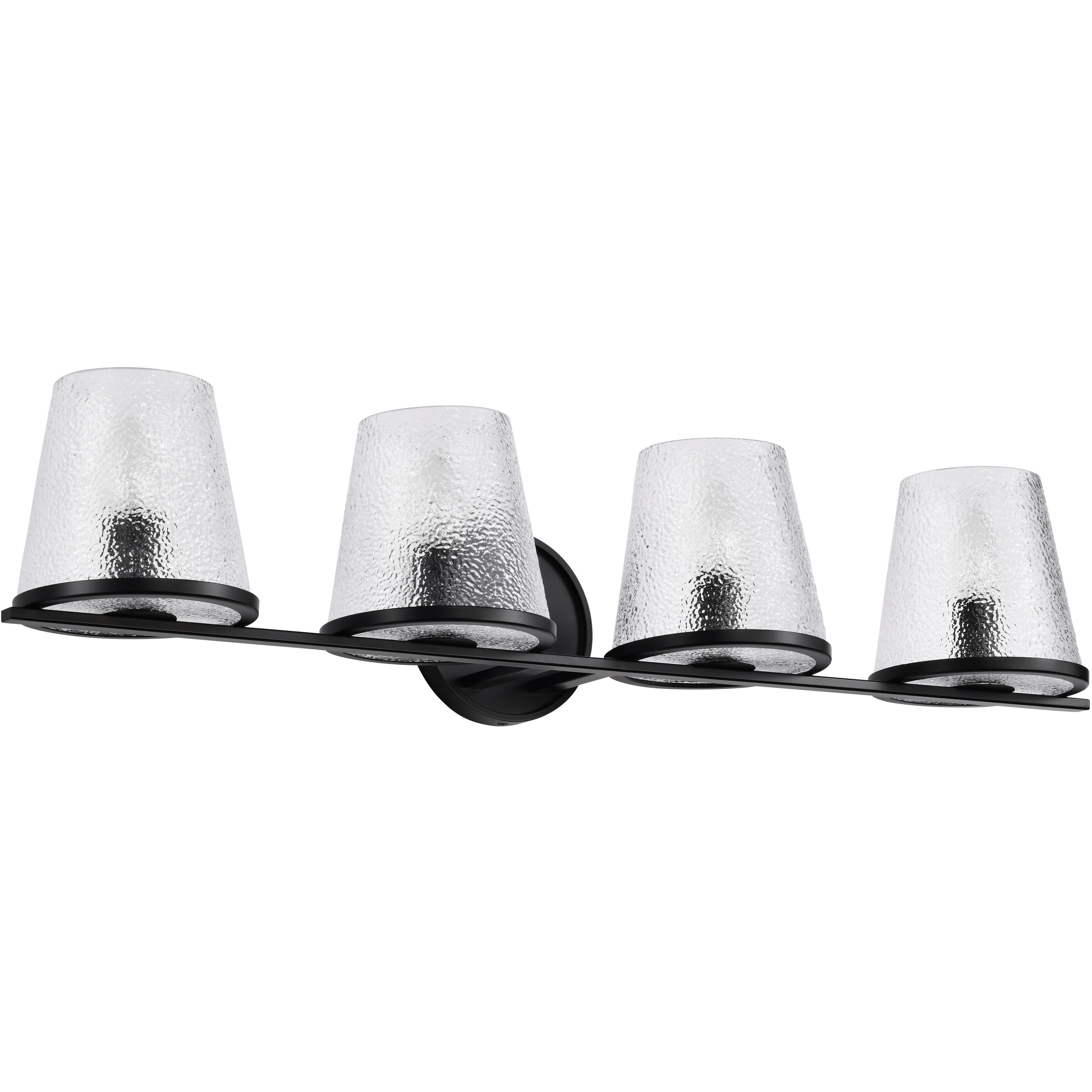 Valentine 32 inch Black Vanity Wall Light