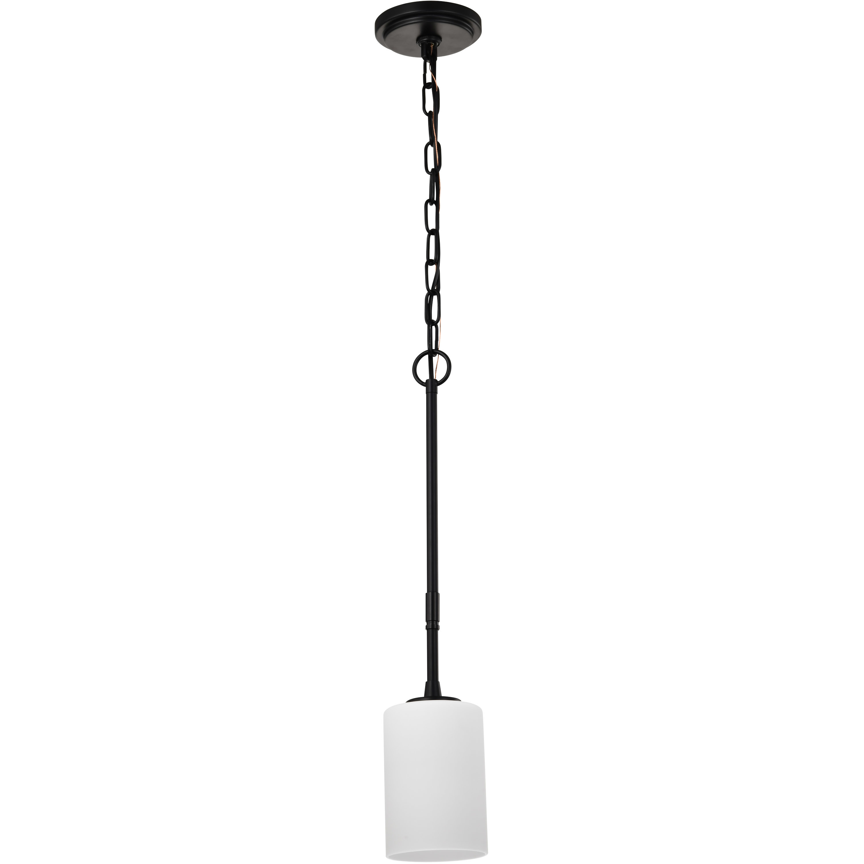 Liam 4.13 inch Matte Black Pendant Ceiling Light